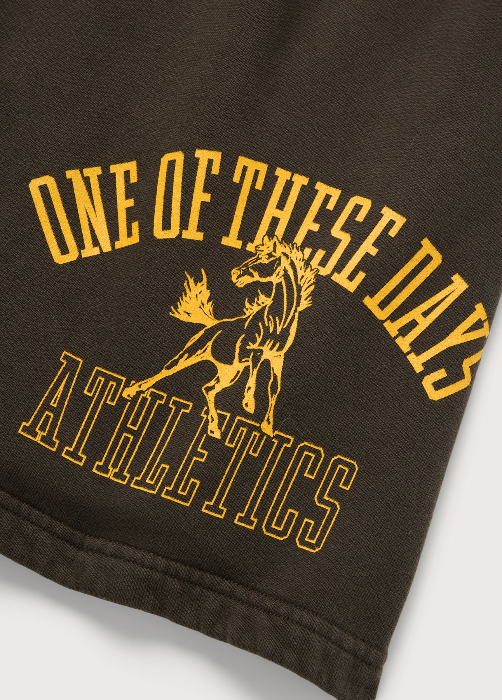 Mustang Athletics Sweatshort | Dark Brown - Image 3