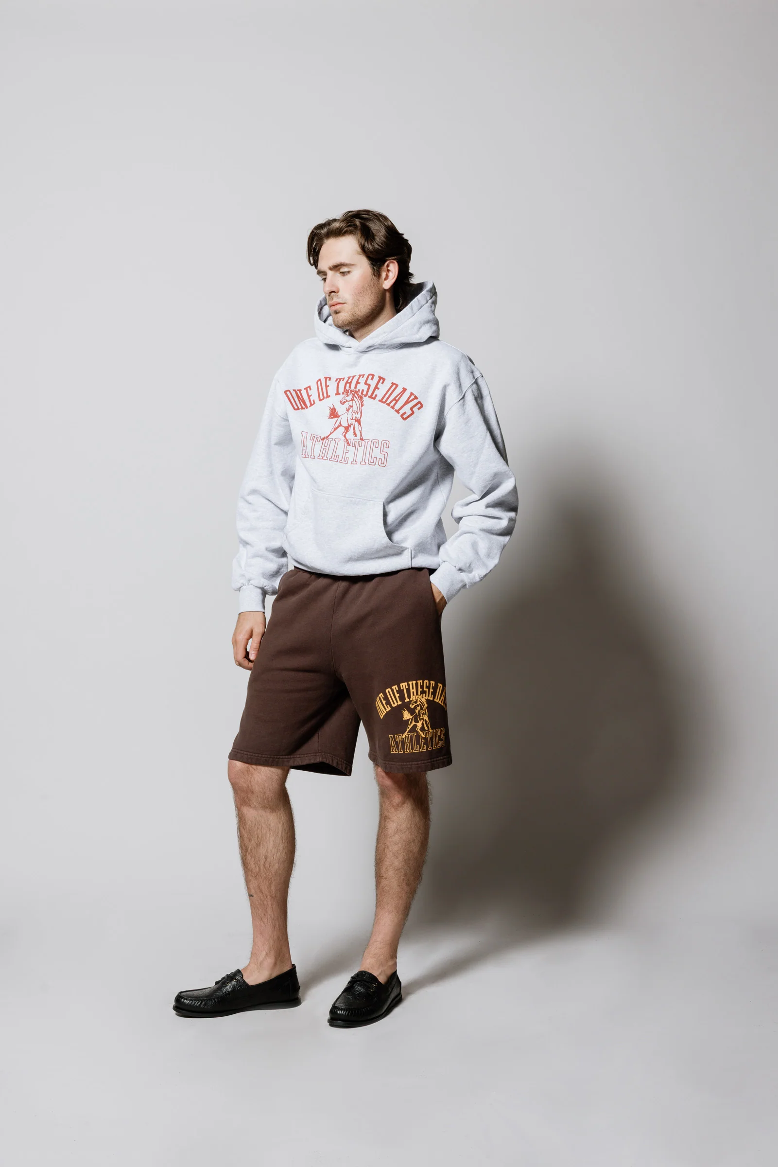 Mustang Athletics Sweatshort | Dark Brown - Image 5