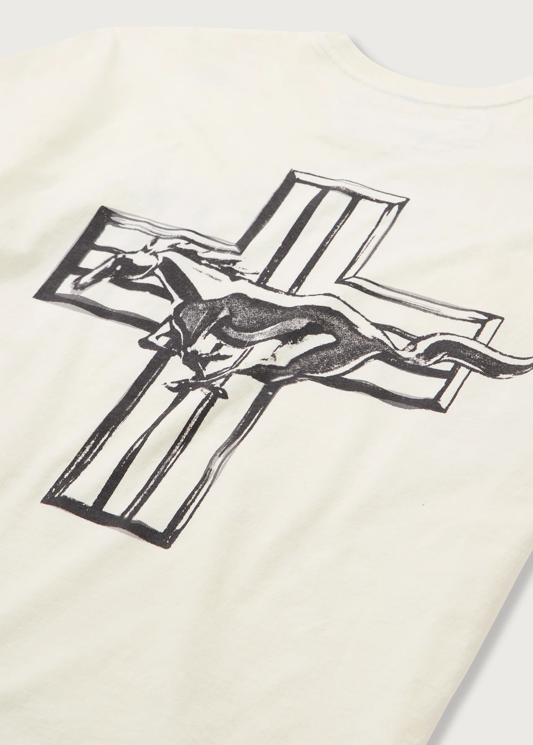 Mustang Cross Tee | Bone - Image 4