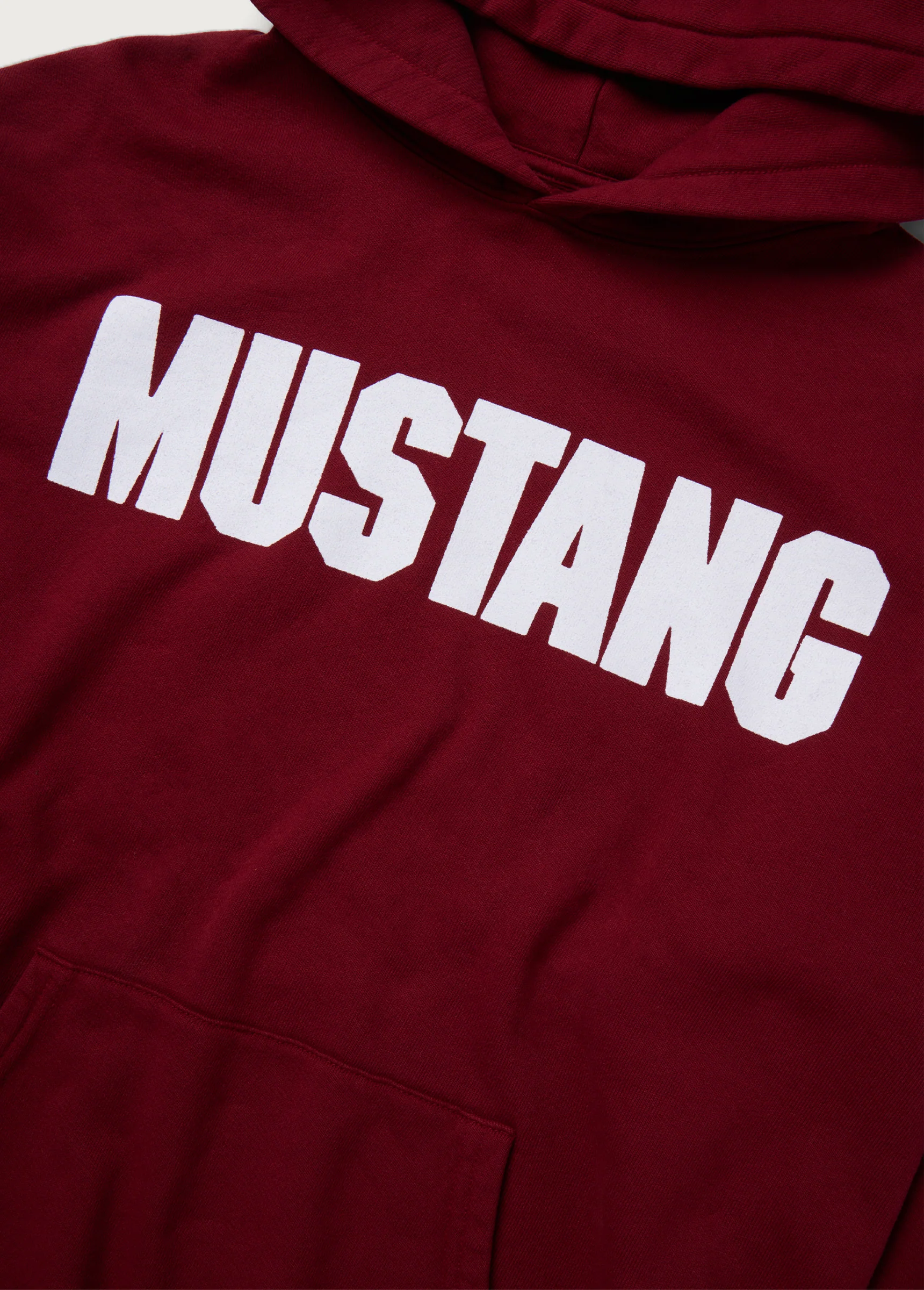 Mustang Hoodie | Washed Burgundy - Image 3