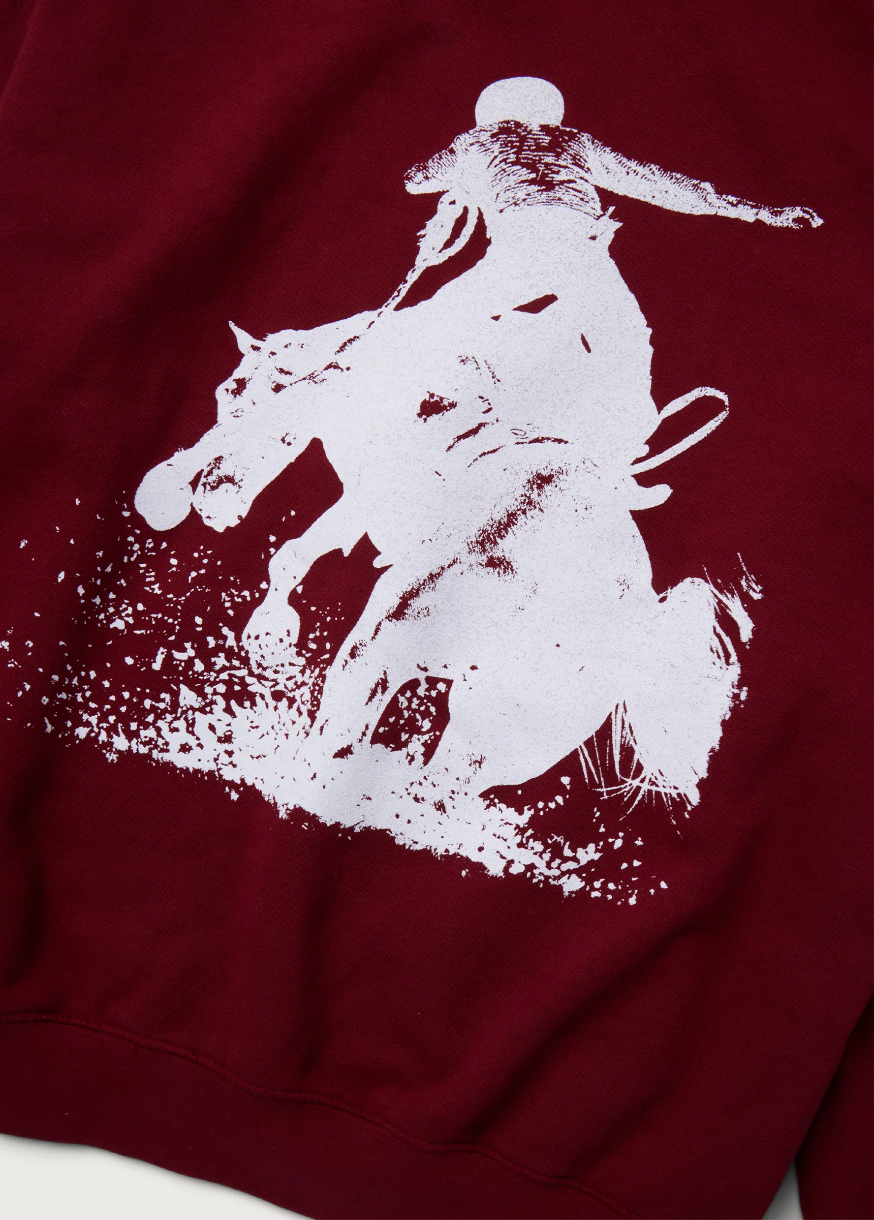 Mustang Hoodie | Washed Burgundy - Image 4