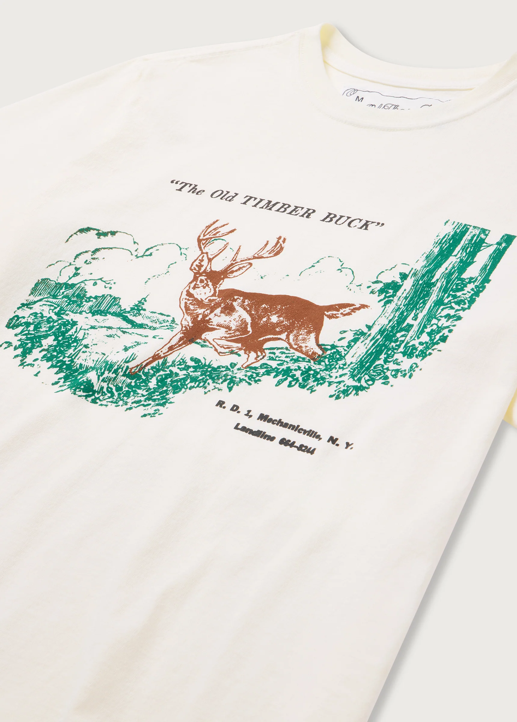 Old Timber Buck Tee | Bone - Image 3