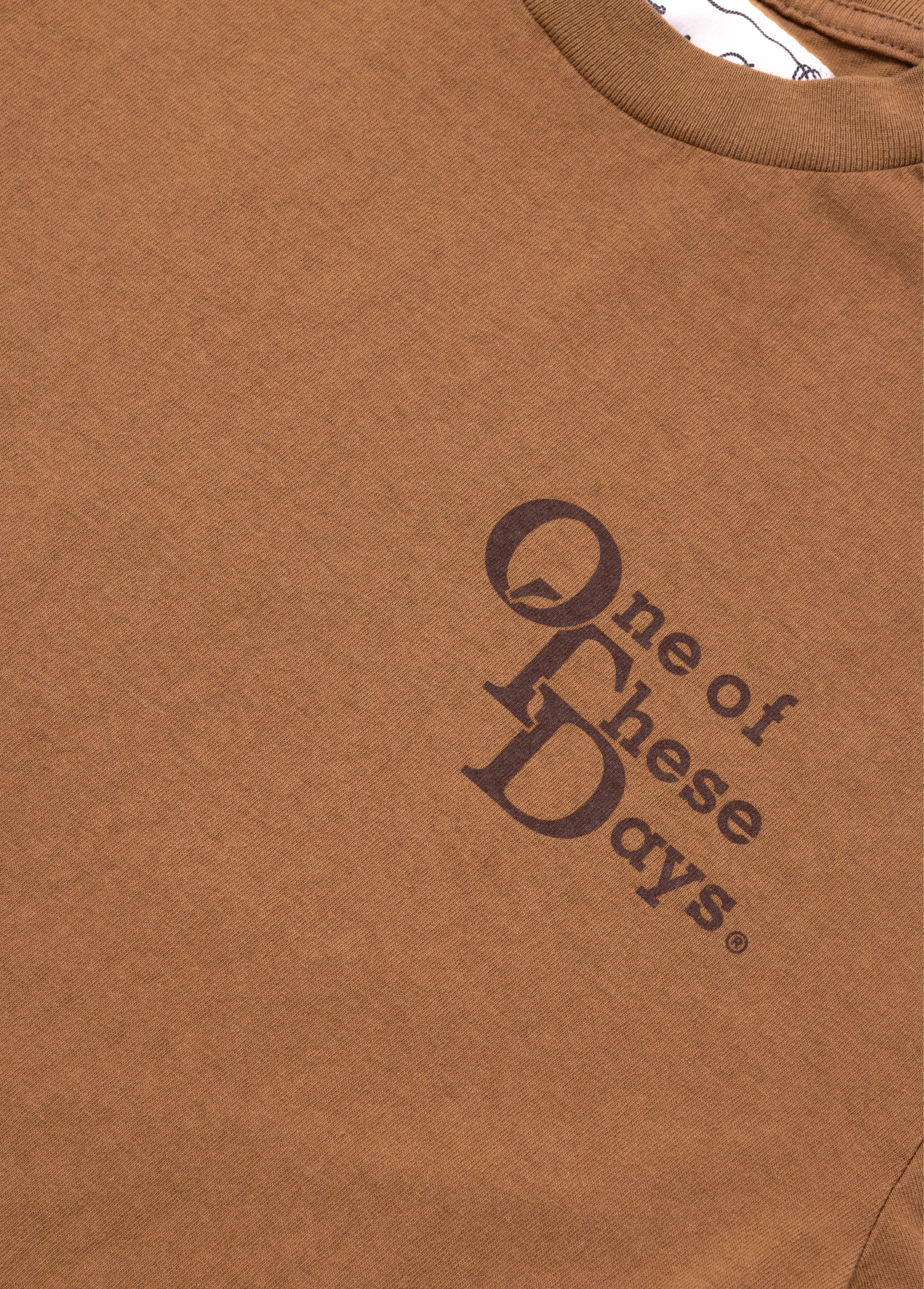 OTD Stacked Logo Tee | Light Brown - Image 3
