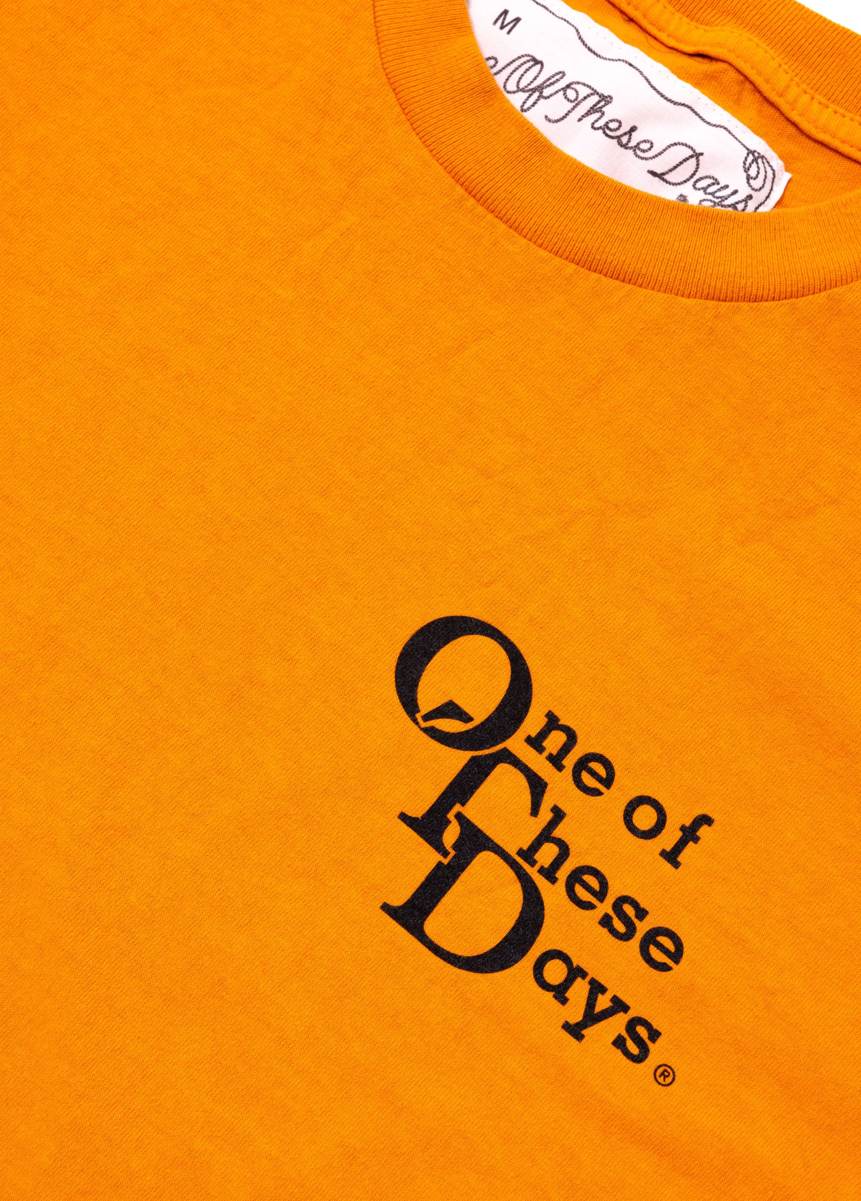 OTD Stacked Logo Tee | Orange - Image 3