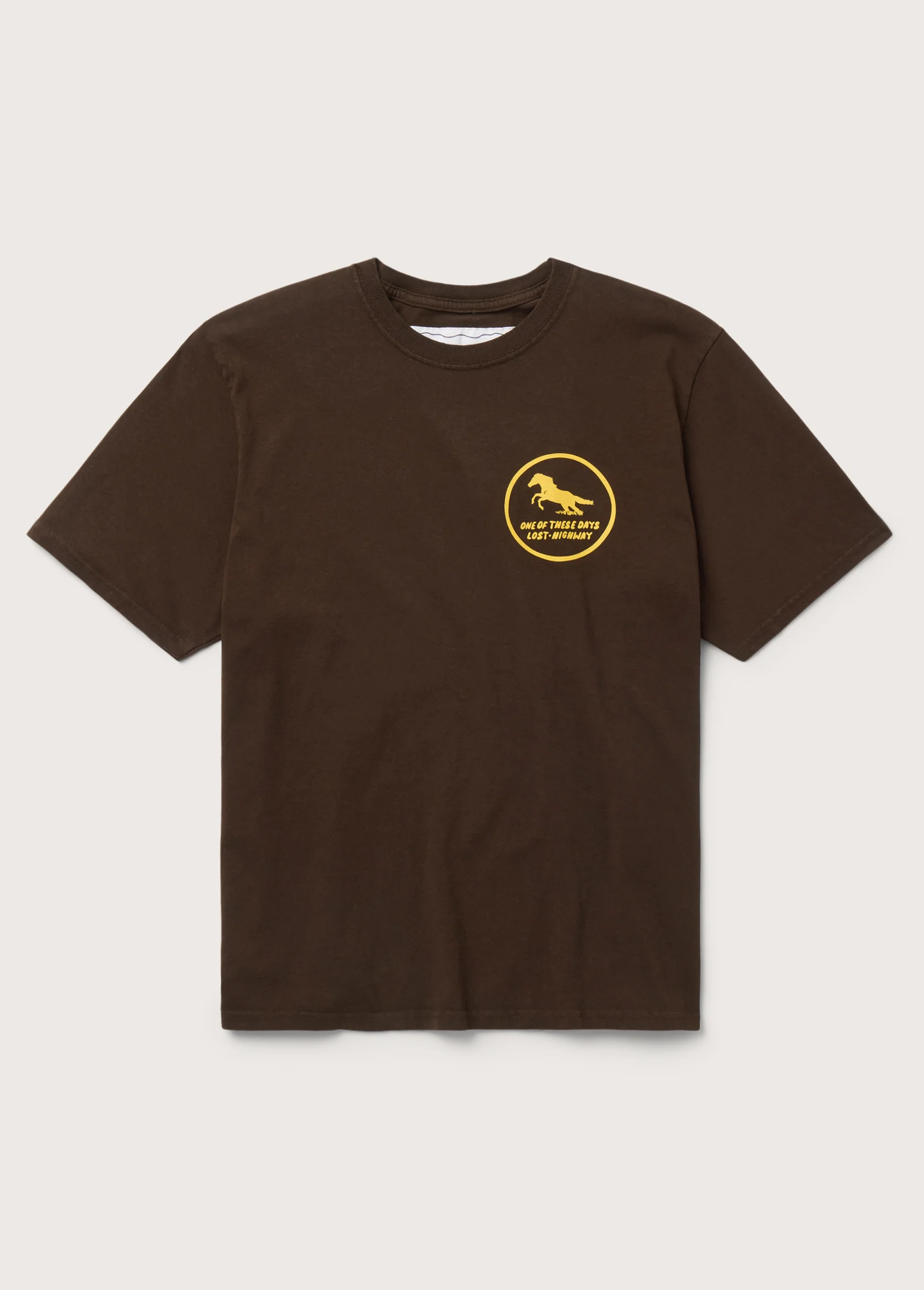 Painted Horse T-Shirt | Dark Brown