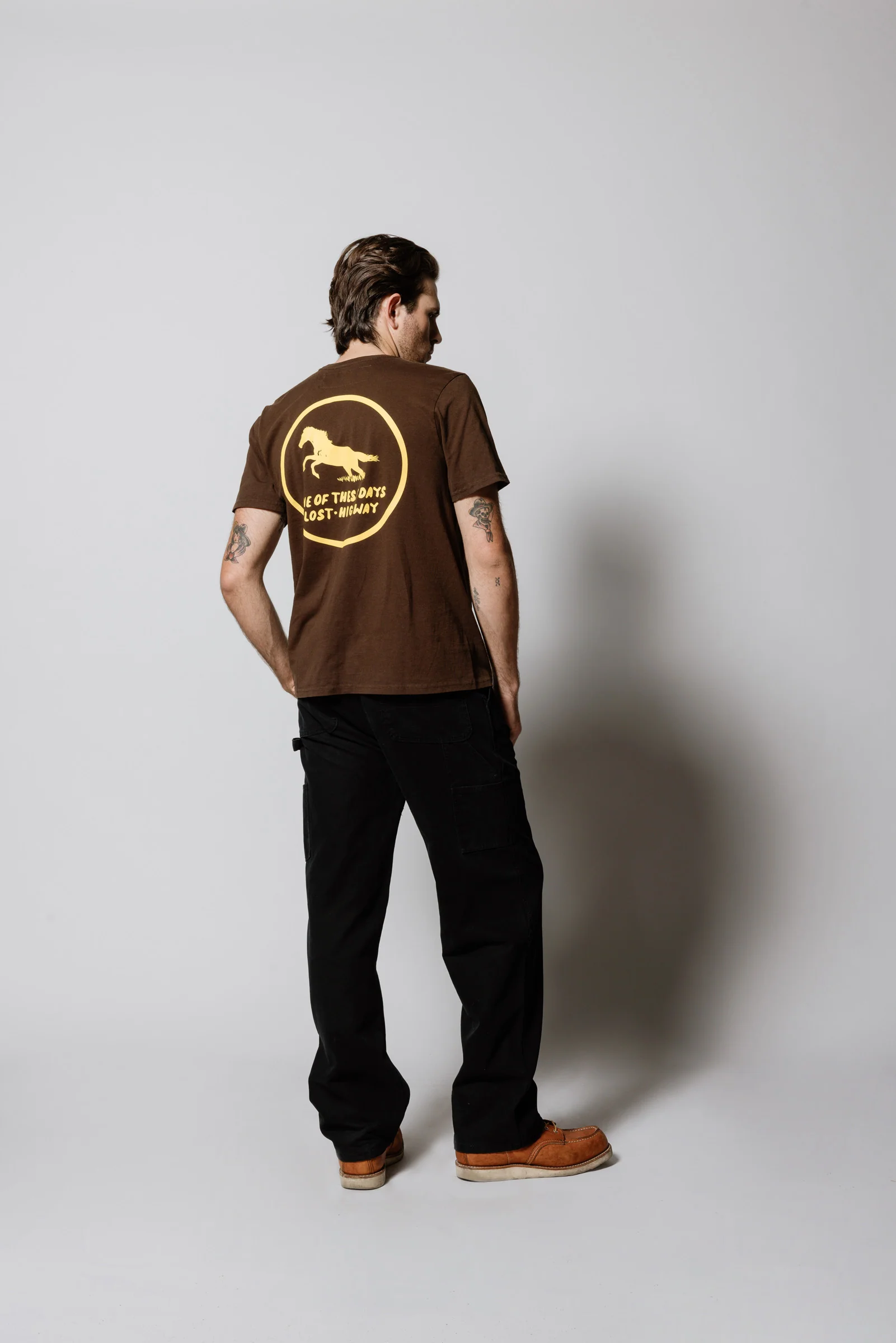 Painted Horse T-Shirt | Dark Brown - Image 6
