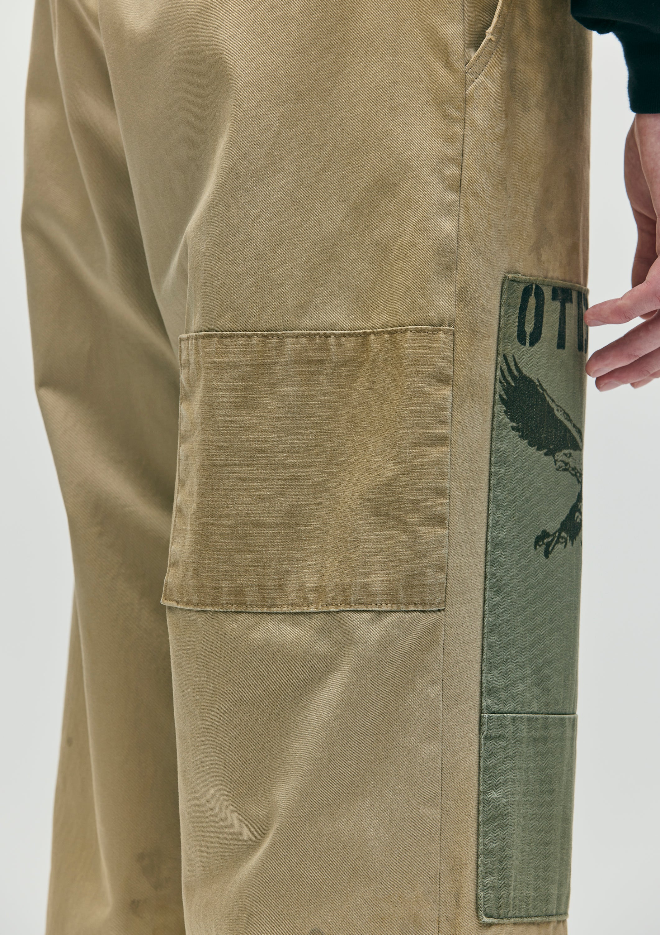 NBHD/OTD - Patched Chino Pant | Tan - Image 11