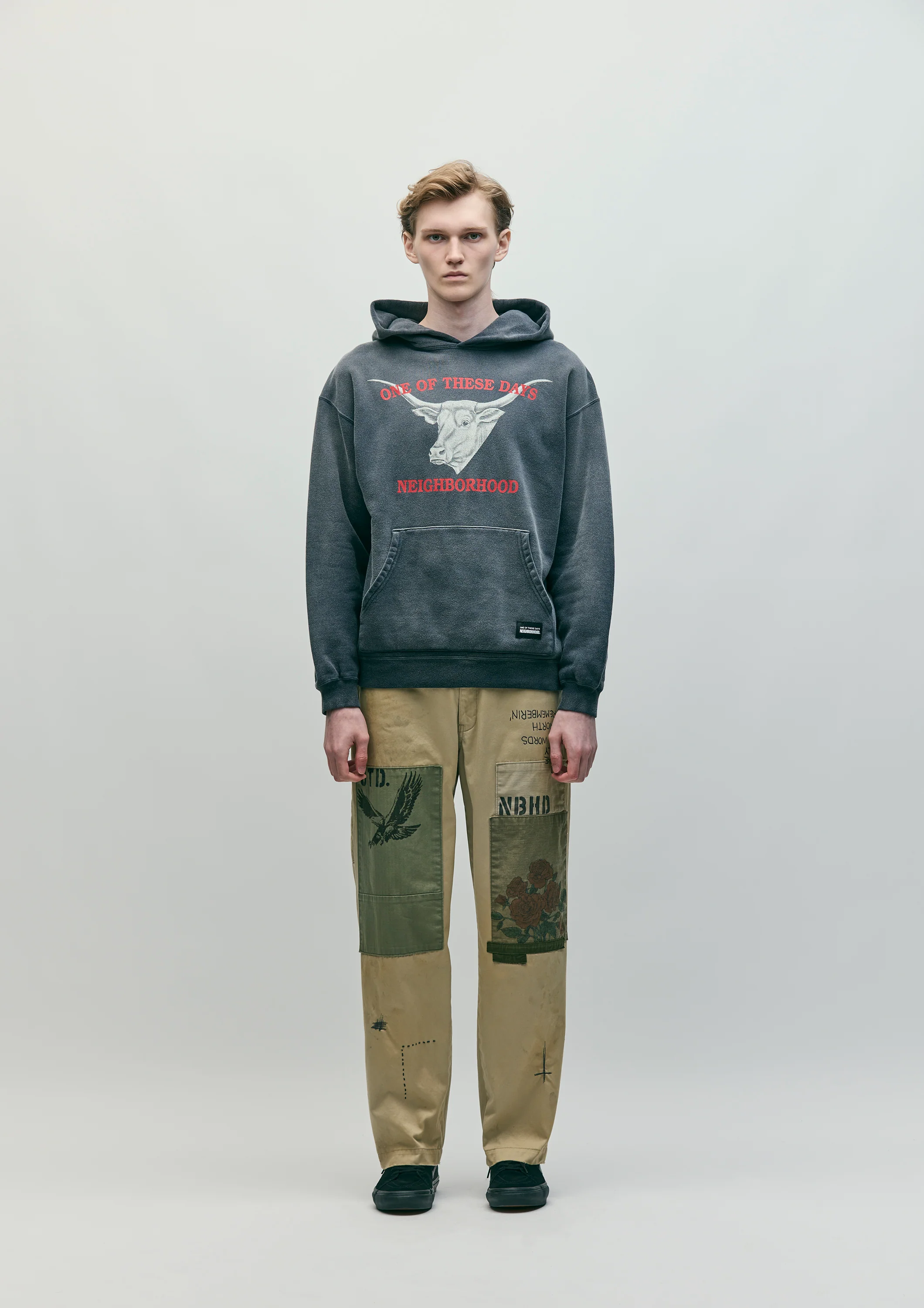 NBHD/OTD - Patched Chino Pant | Tan - Image 3