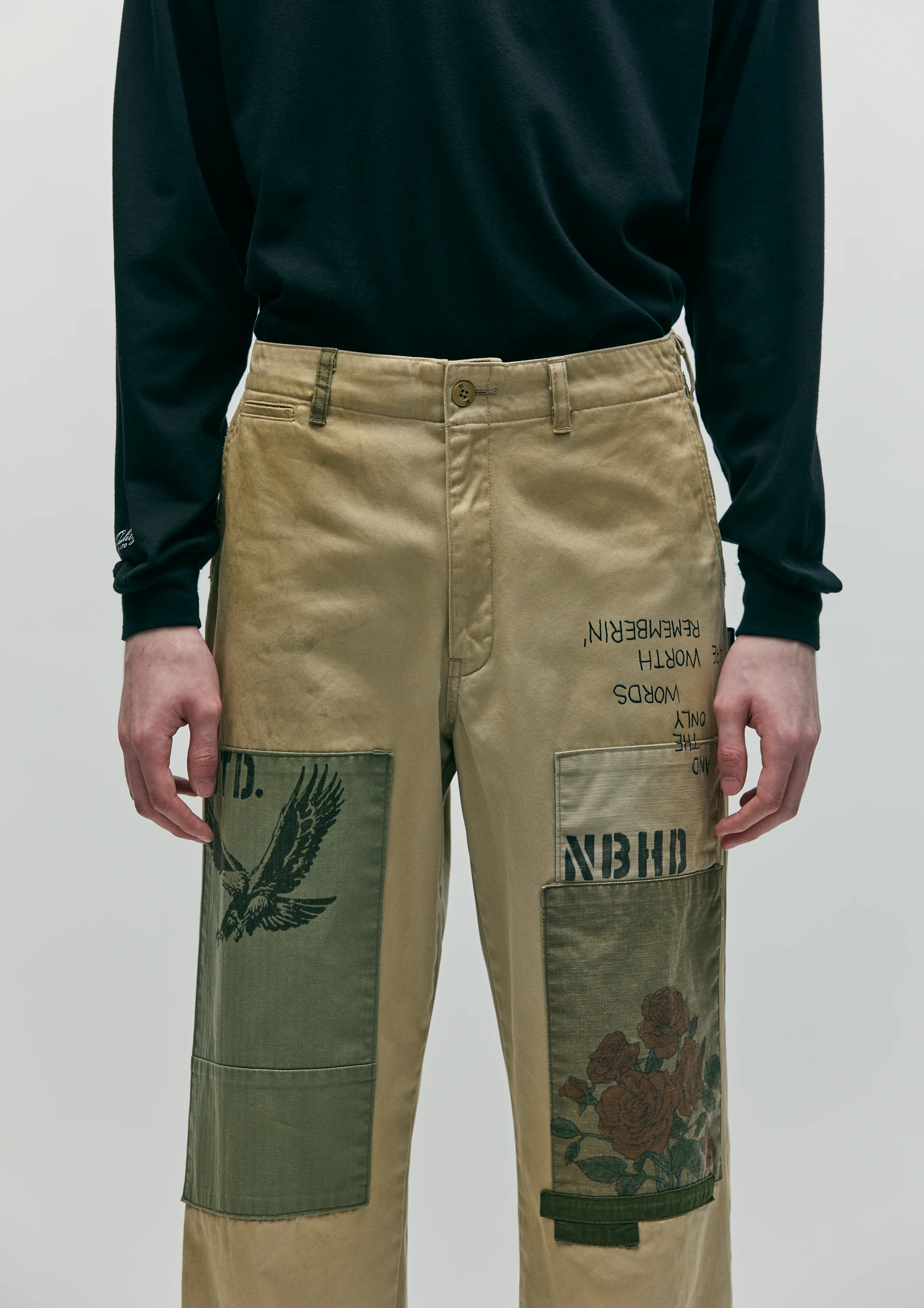 NBHD/OTD - Patched Chino Pant | Tan - Image 6