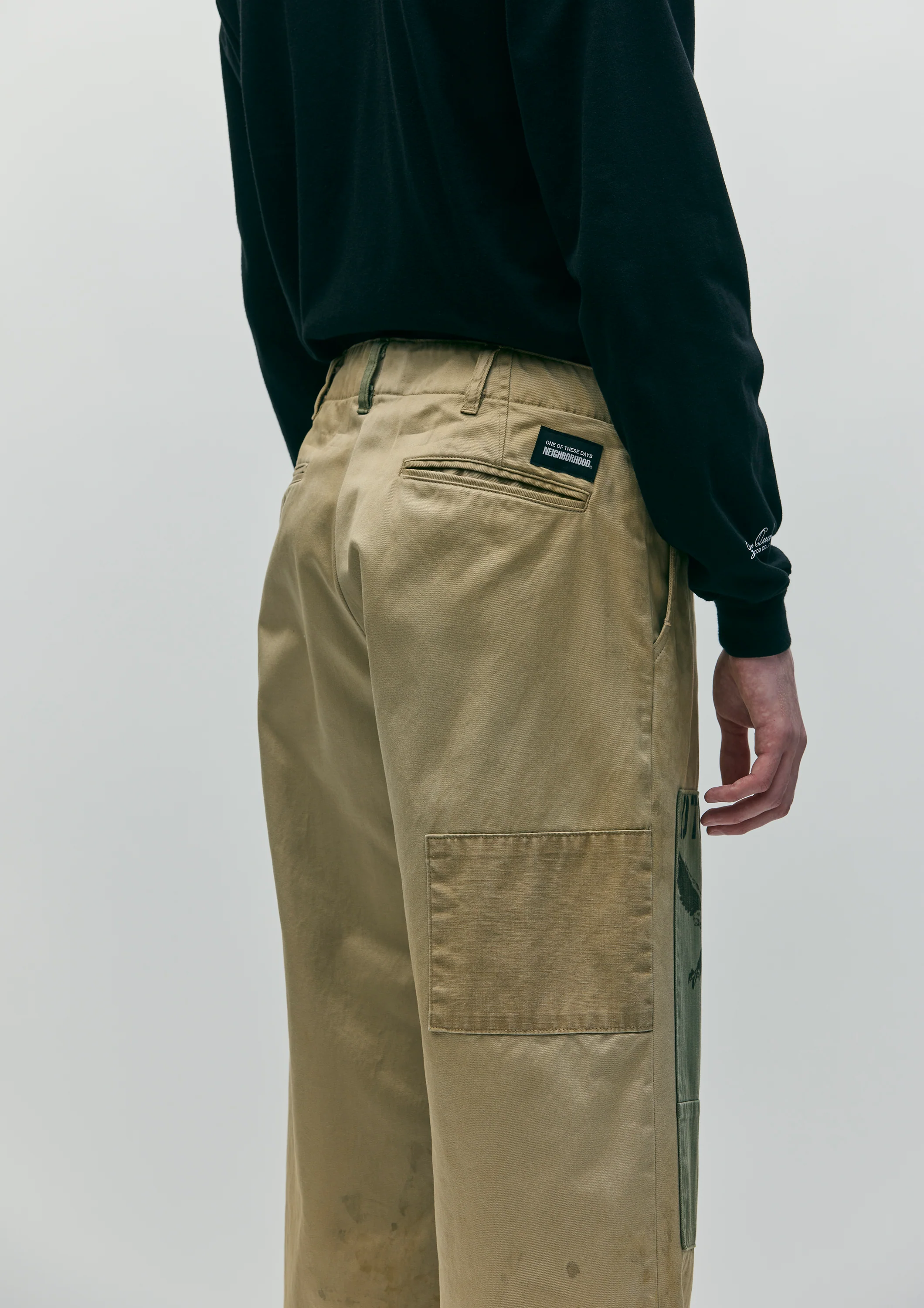 NBHD/OTD - Patched Chino Pant | Tan - Image 7