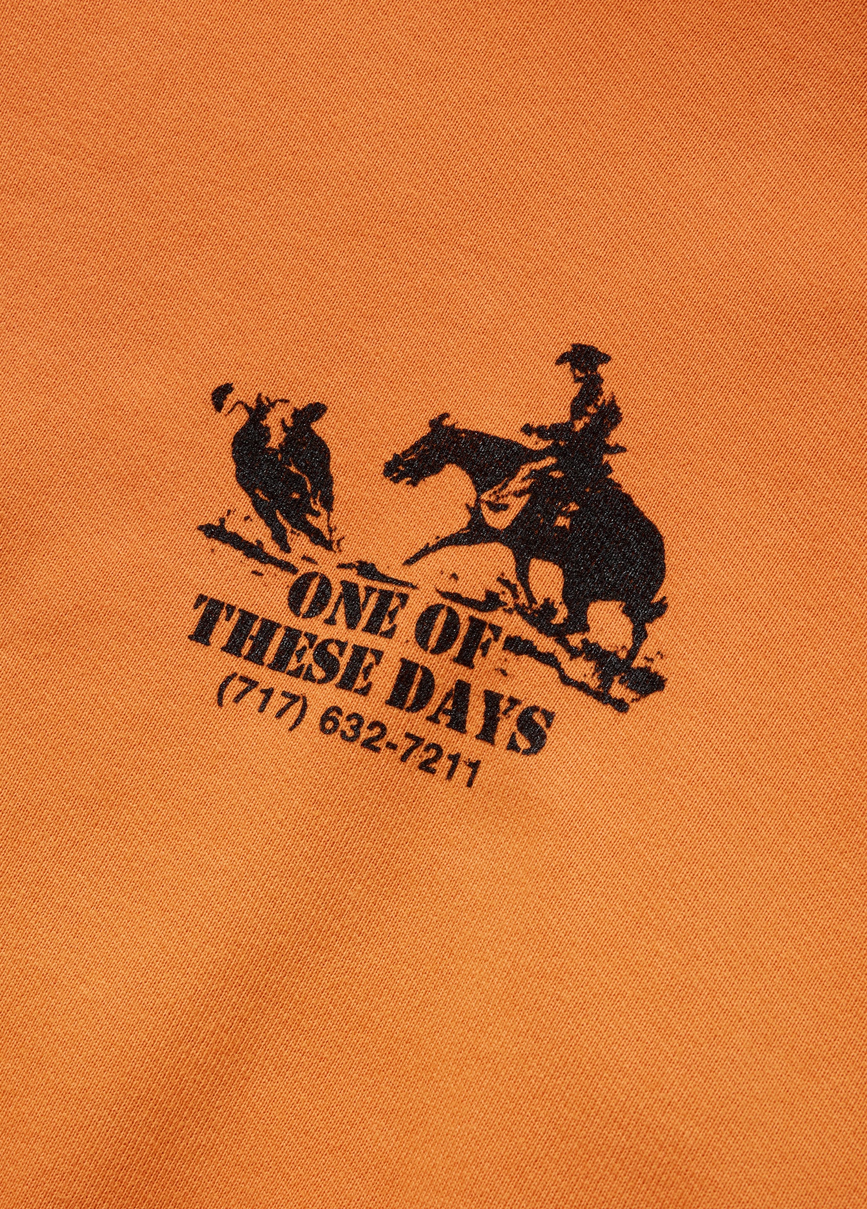 Round Up Hooded Sweatshirt | Orange - Image 3