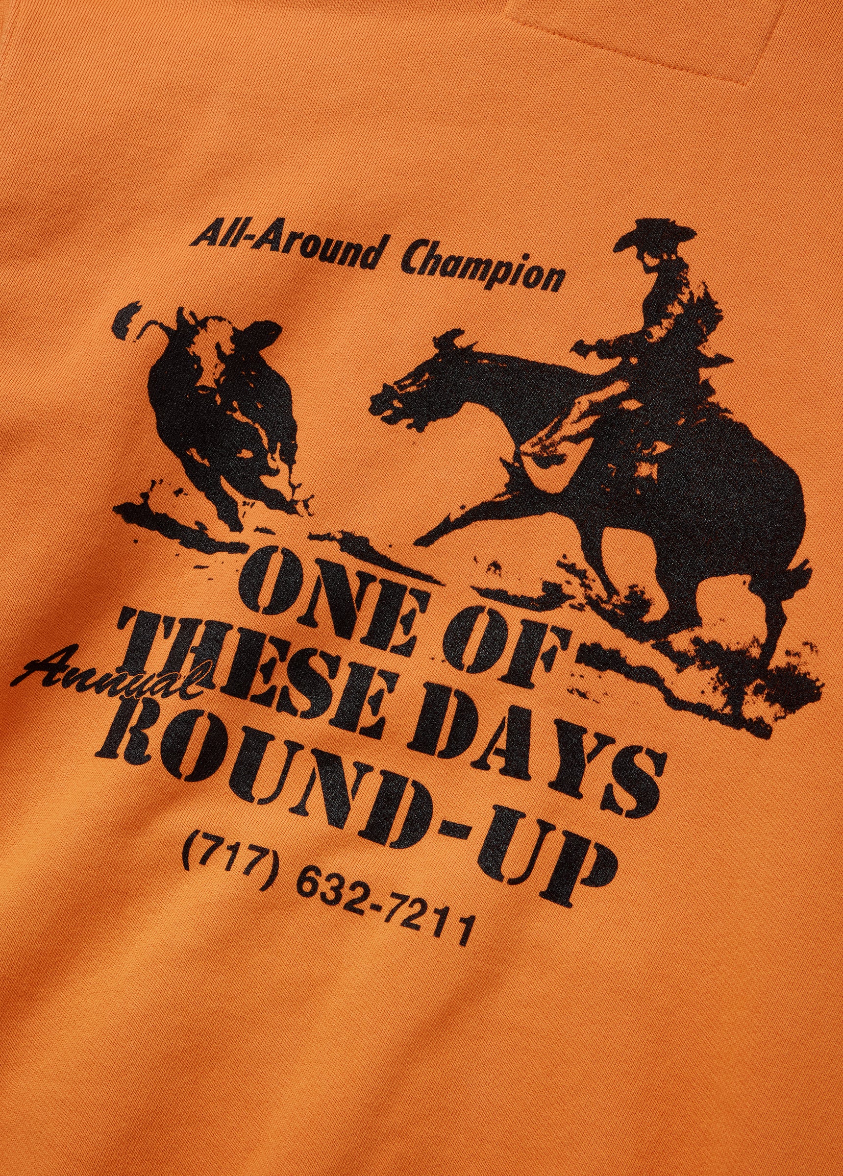 Round Up Hooded Sweatshirt | Orange - Image 4