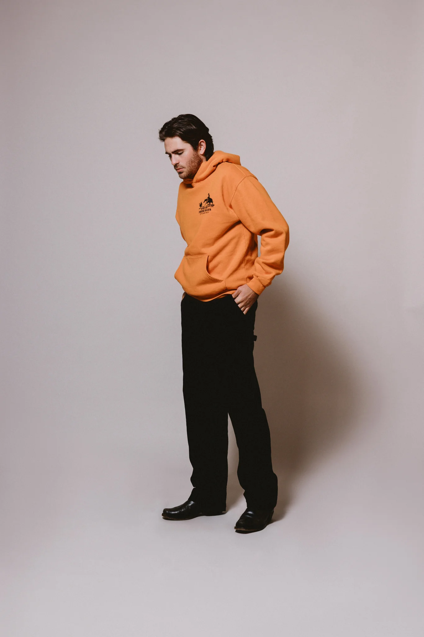 Round Up Hooded Sweatshirt | Orange - Image 6