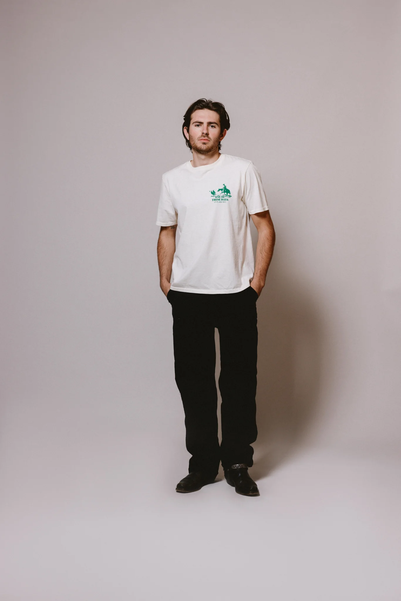 Round Up T-Shirt | Bone - Image 5