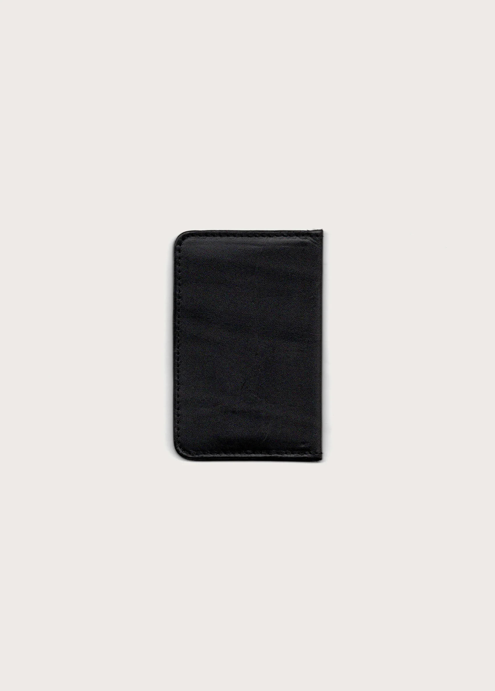 Running Horse Logo Leather Card Holder | Black - Image 3