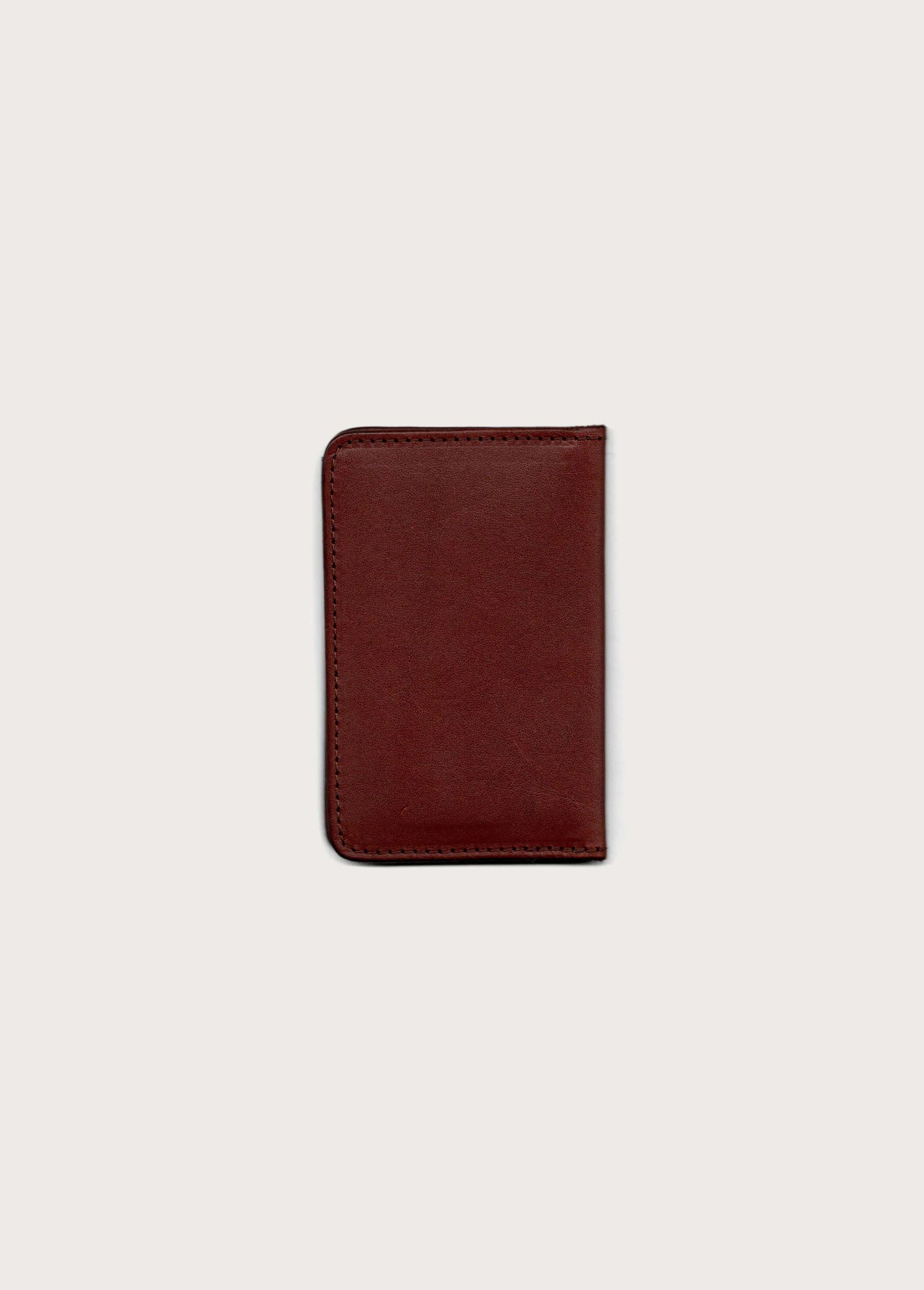 Running Horse Logo Leather Card Holder | Brown - Image 3