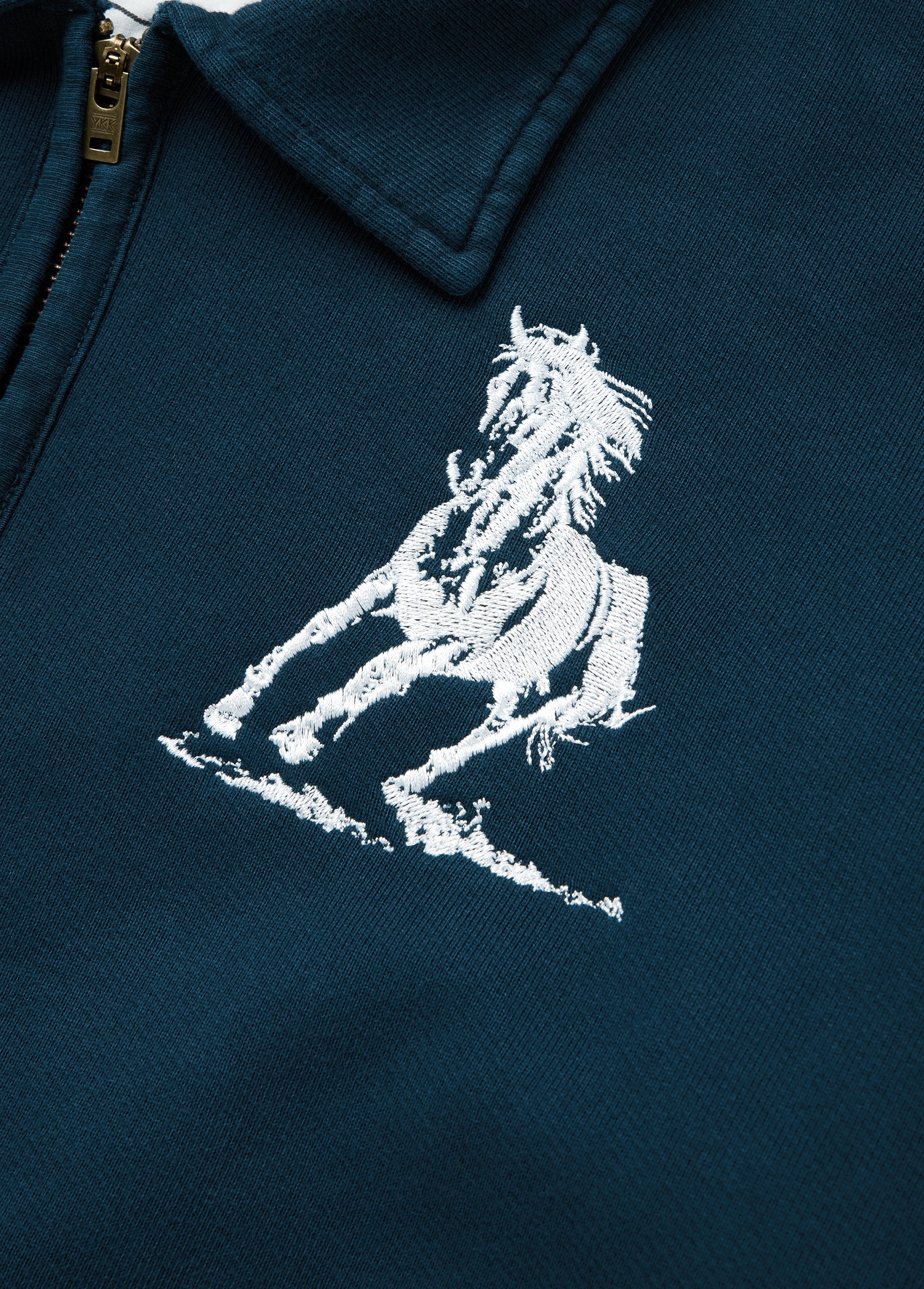 Running Horse Quarter Zip | Navy - Image 3