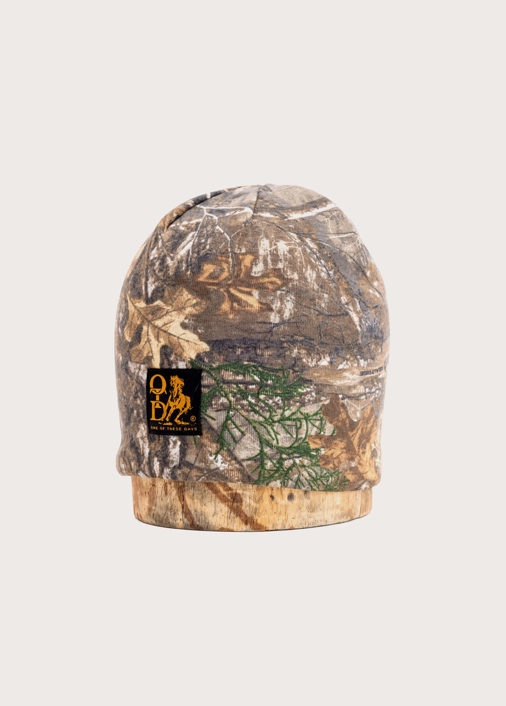 Square OTD Horse Woven Beanie | Camo - Image 2