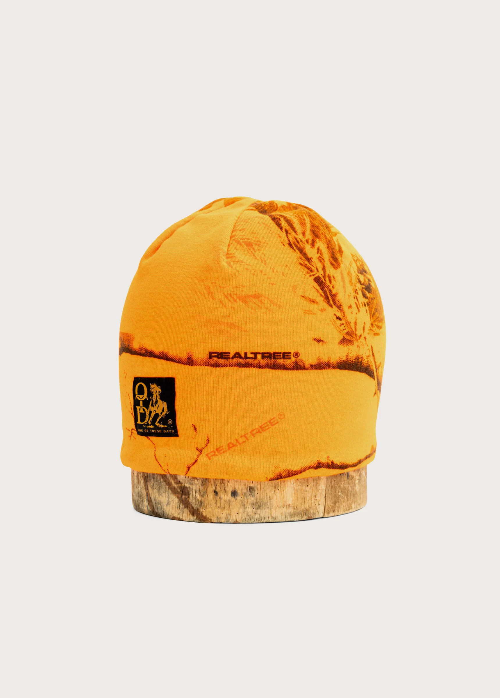 Square OTD Horse Woven Beanie | Orange - Image 2
