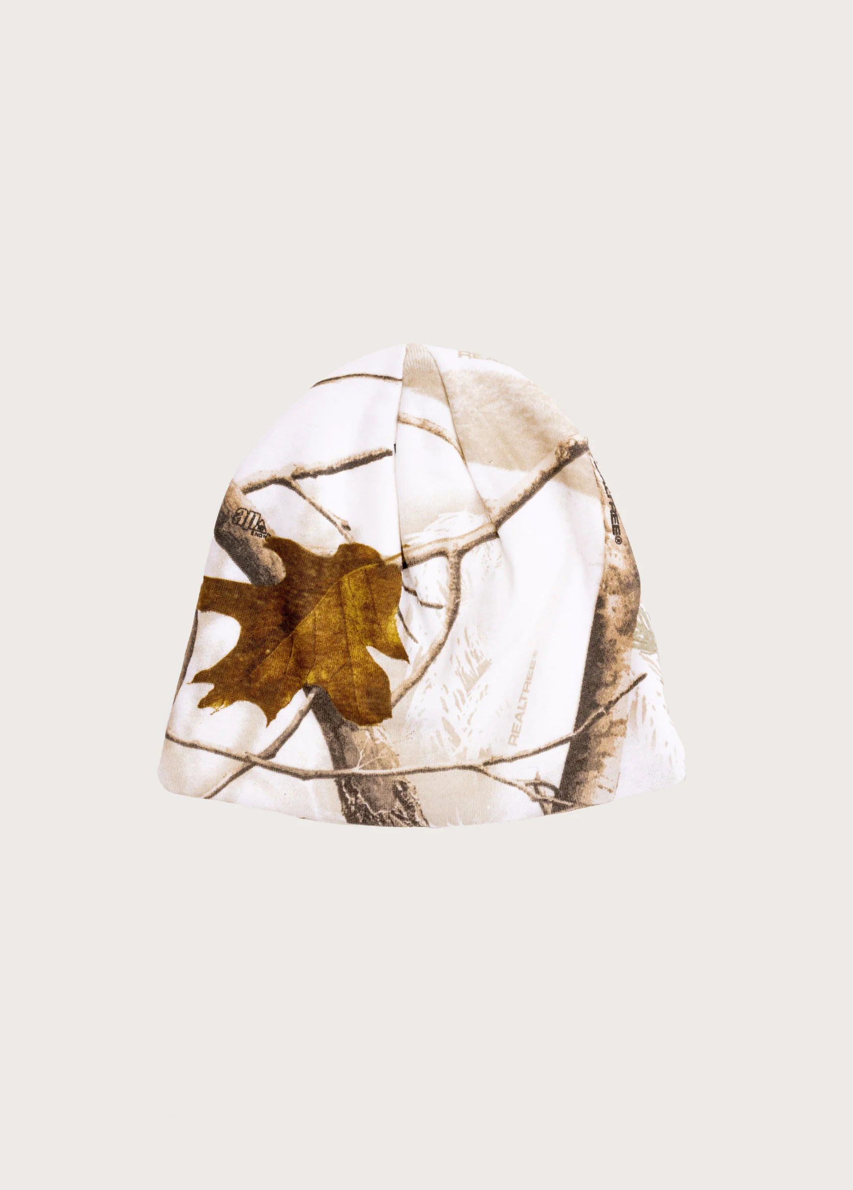 Square OTD Horse Woven Beanie | White - Image 3