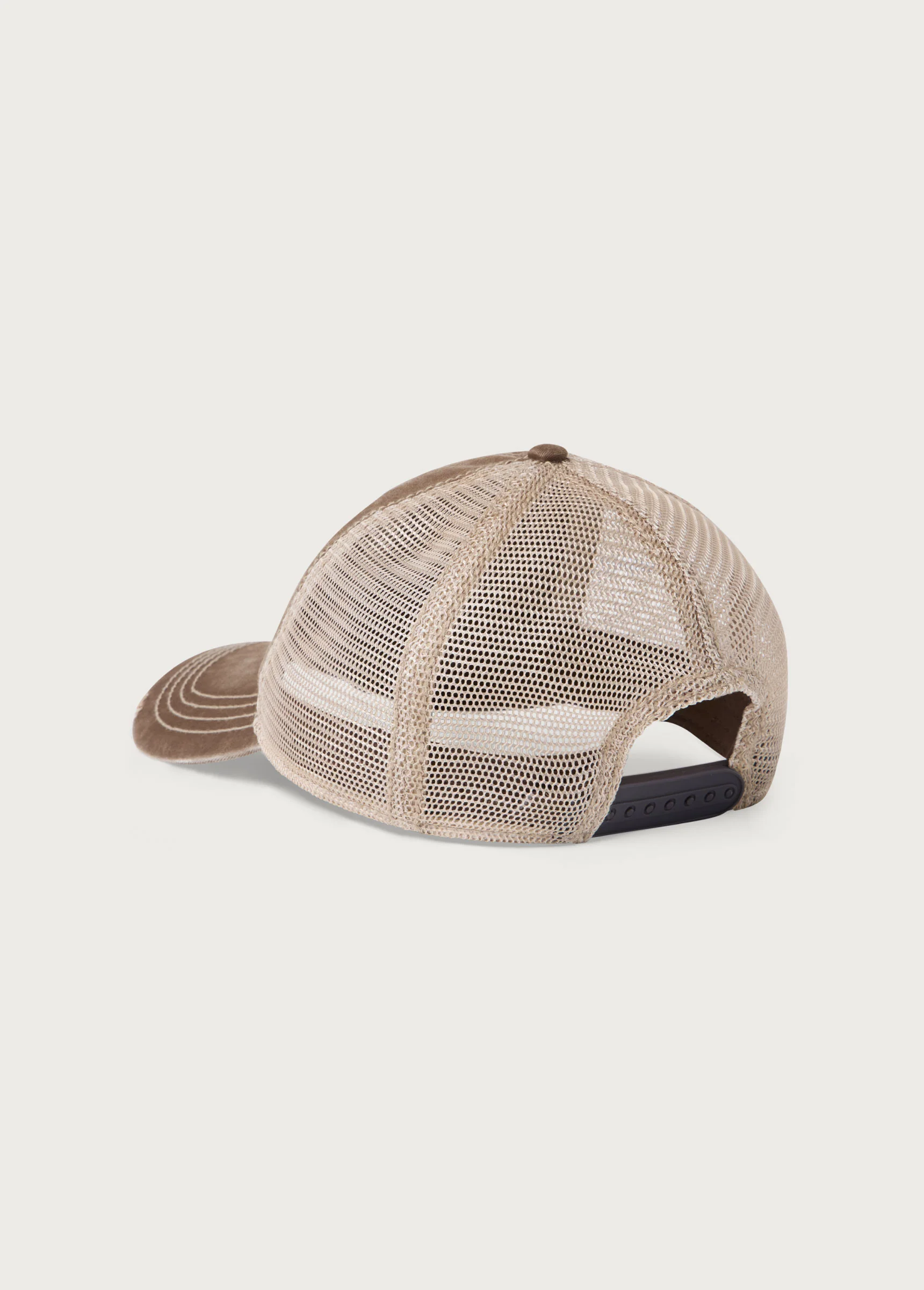 OTD Woven Horse Distressed Trucker Hat | Brown - Image 3