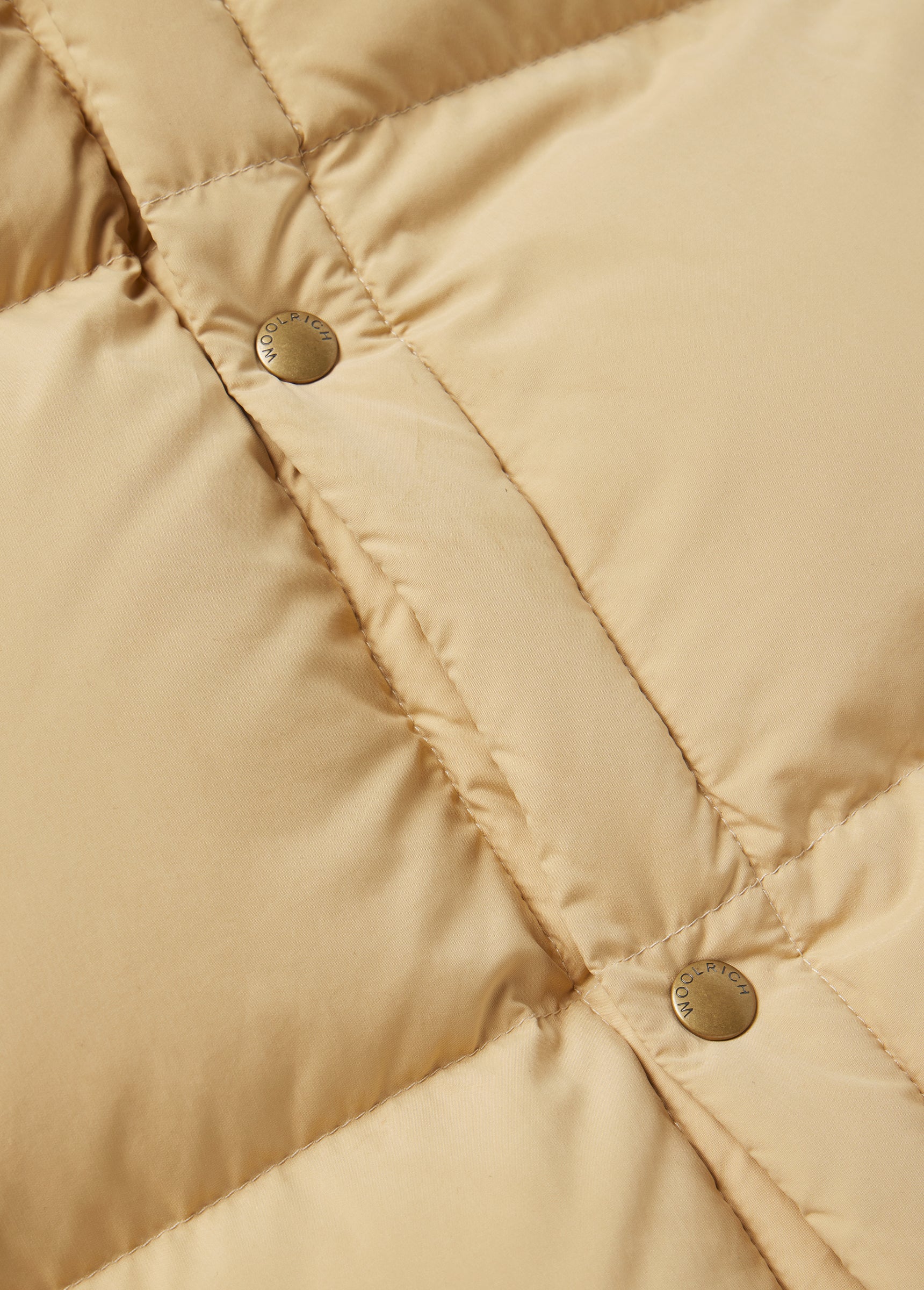 Suede Puffer Vest | Tan - Image 7