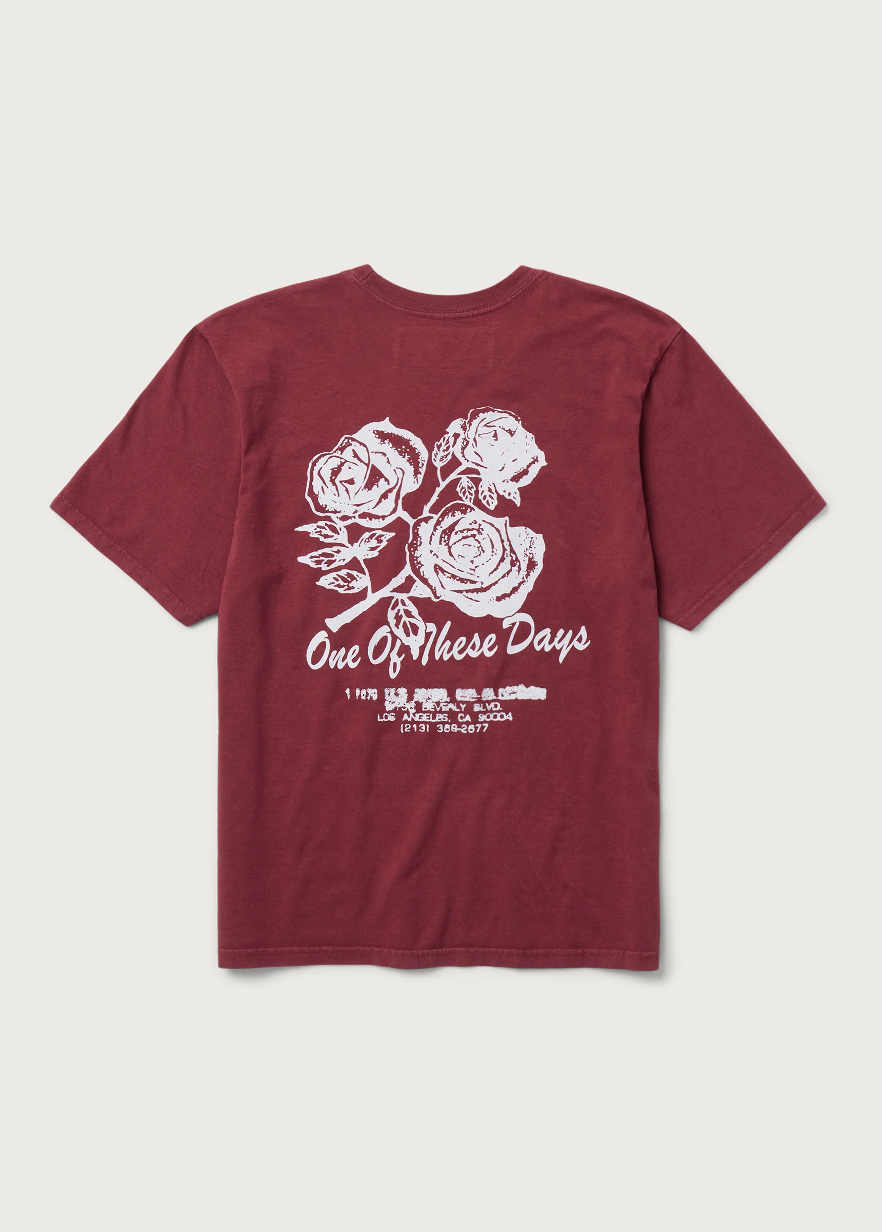 Sweet Jane Tee | Hard Washed Burgundy - Image 2