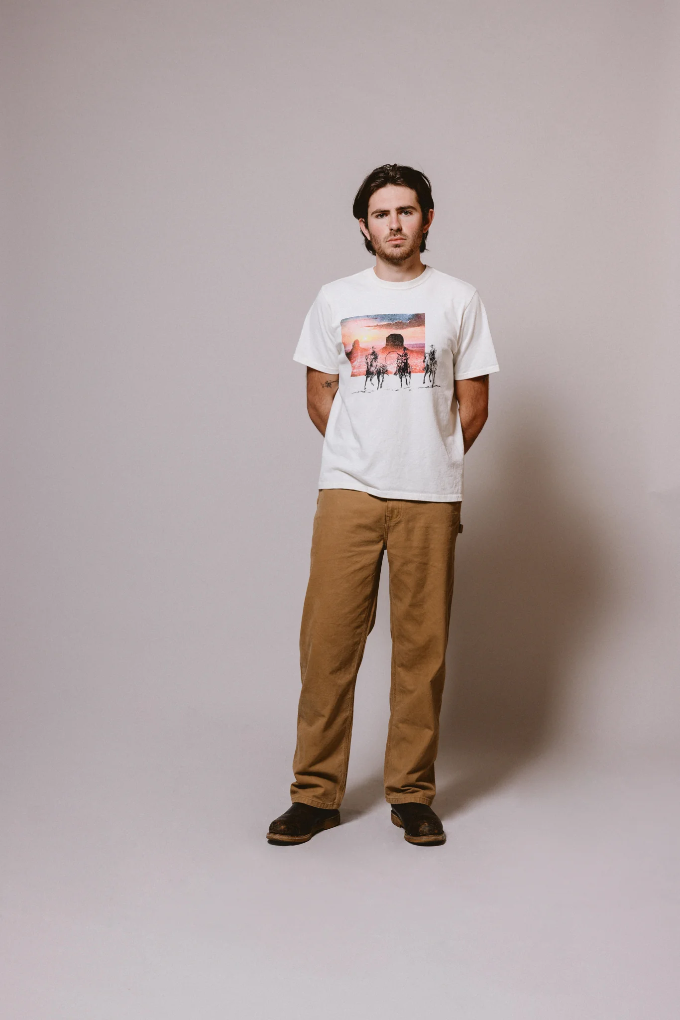 The Day The Rains Came T-Shirt | Bone - Image 3