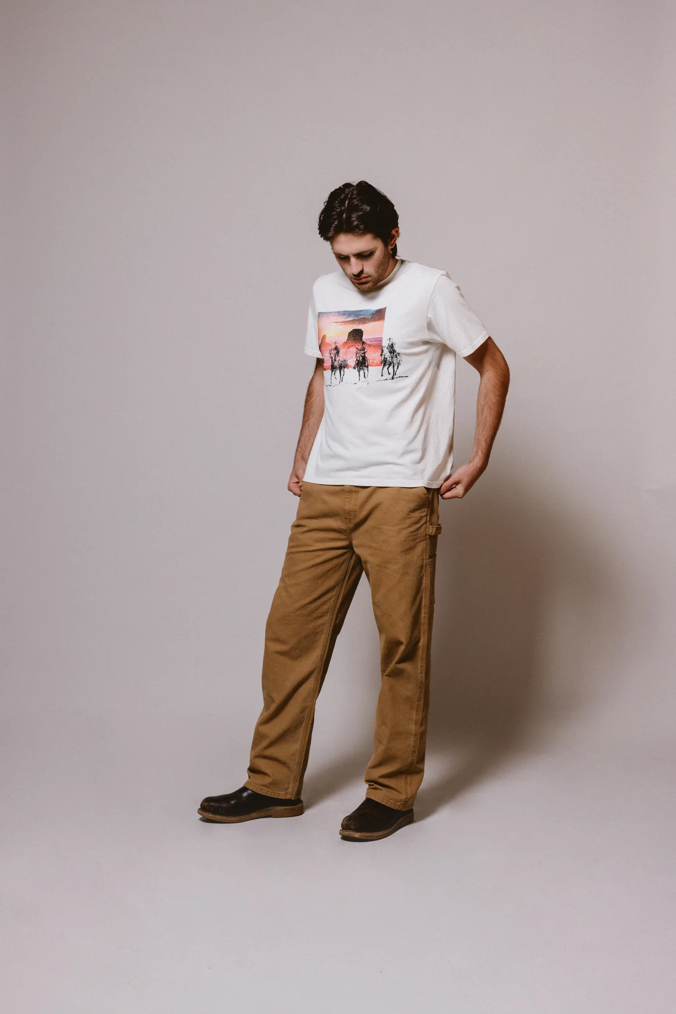 The Day The Rains Came T-Shirt | Bone - Image 4