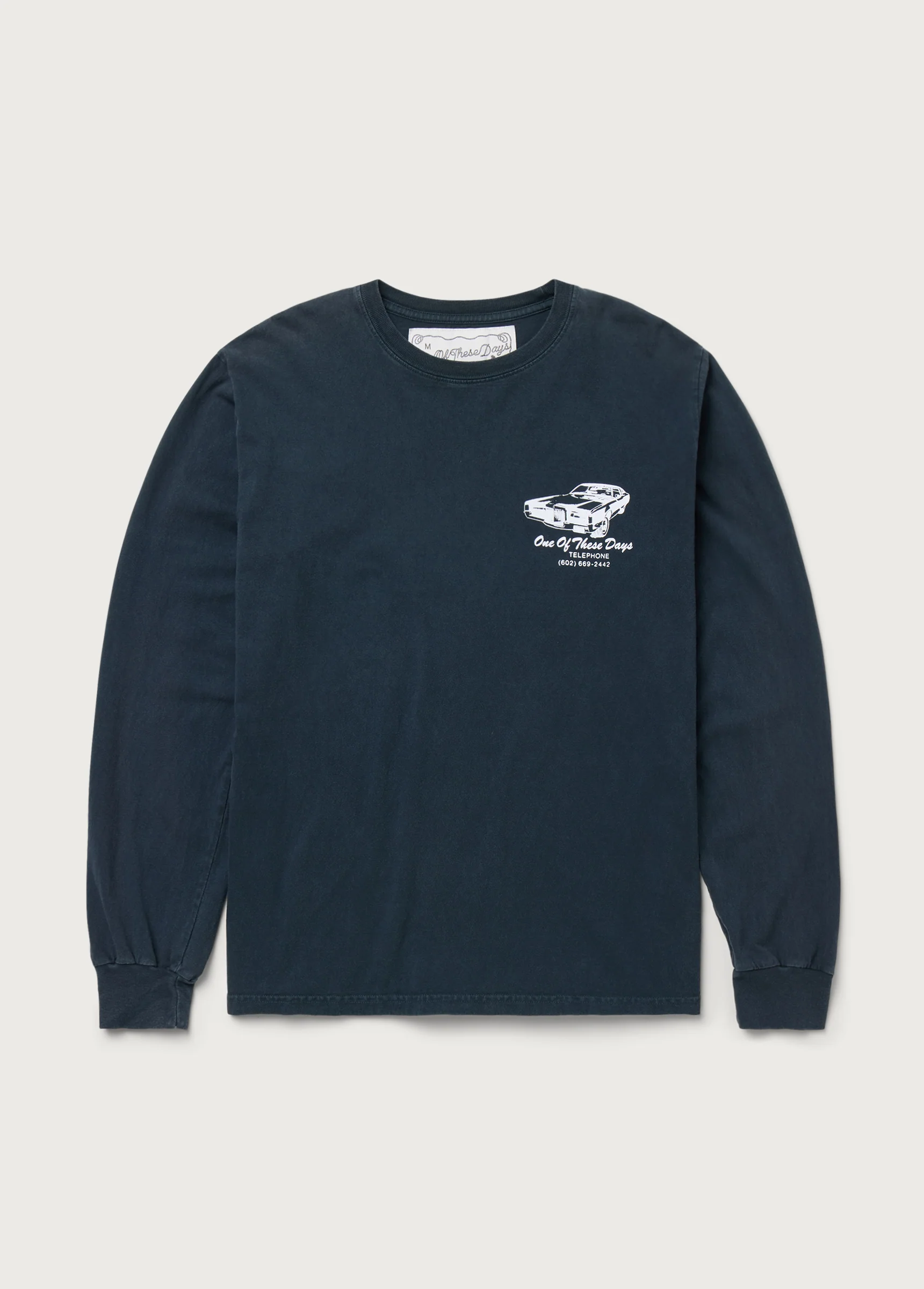 Tire Service Longsleeve | Washed Black