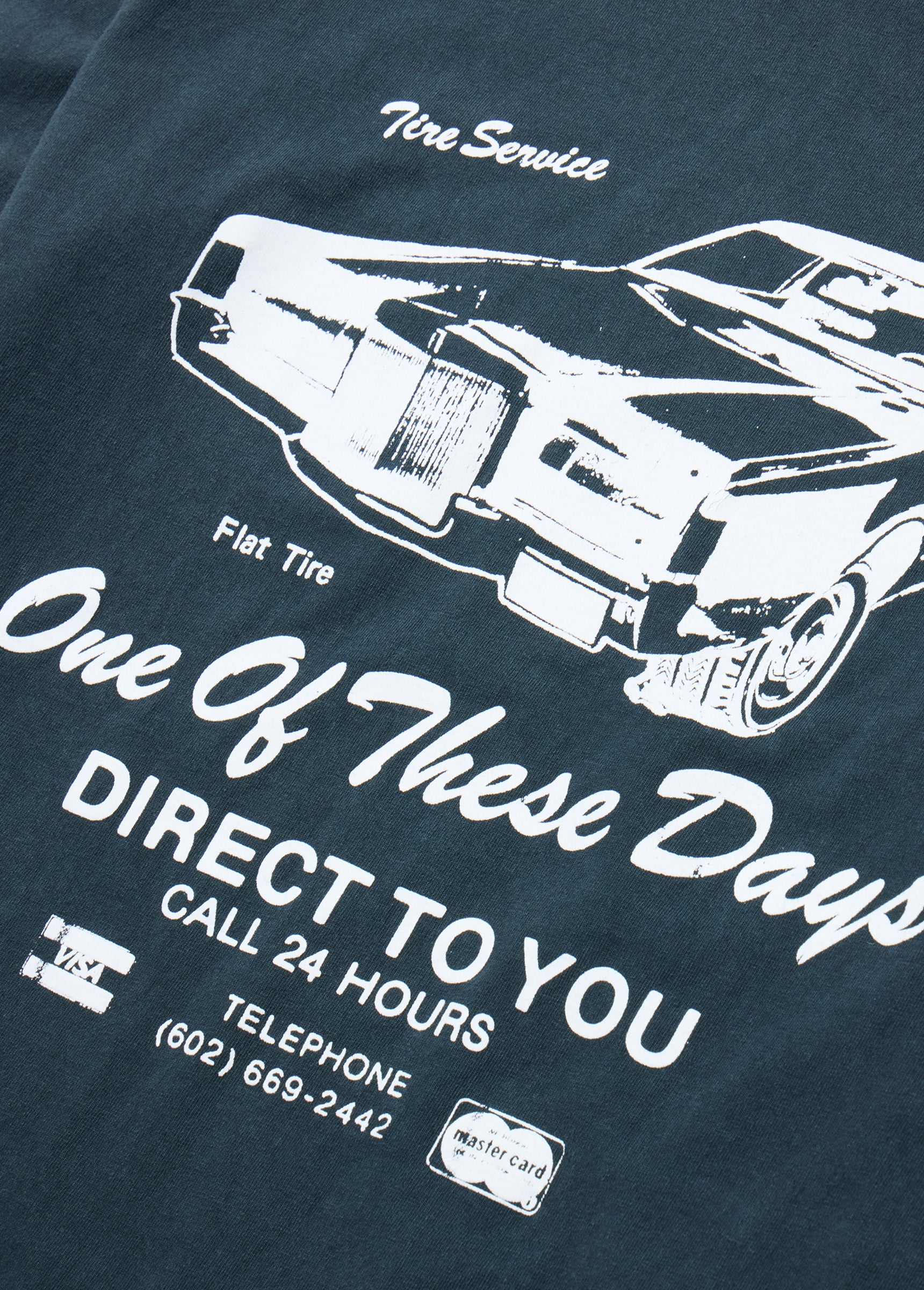 Tire Service Longsleeve | Washed Black - Image 4