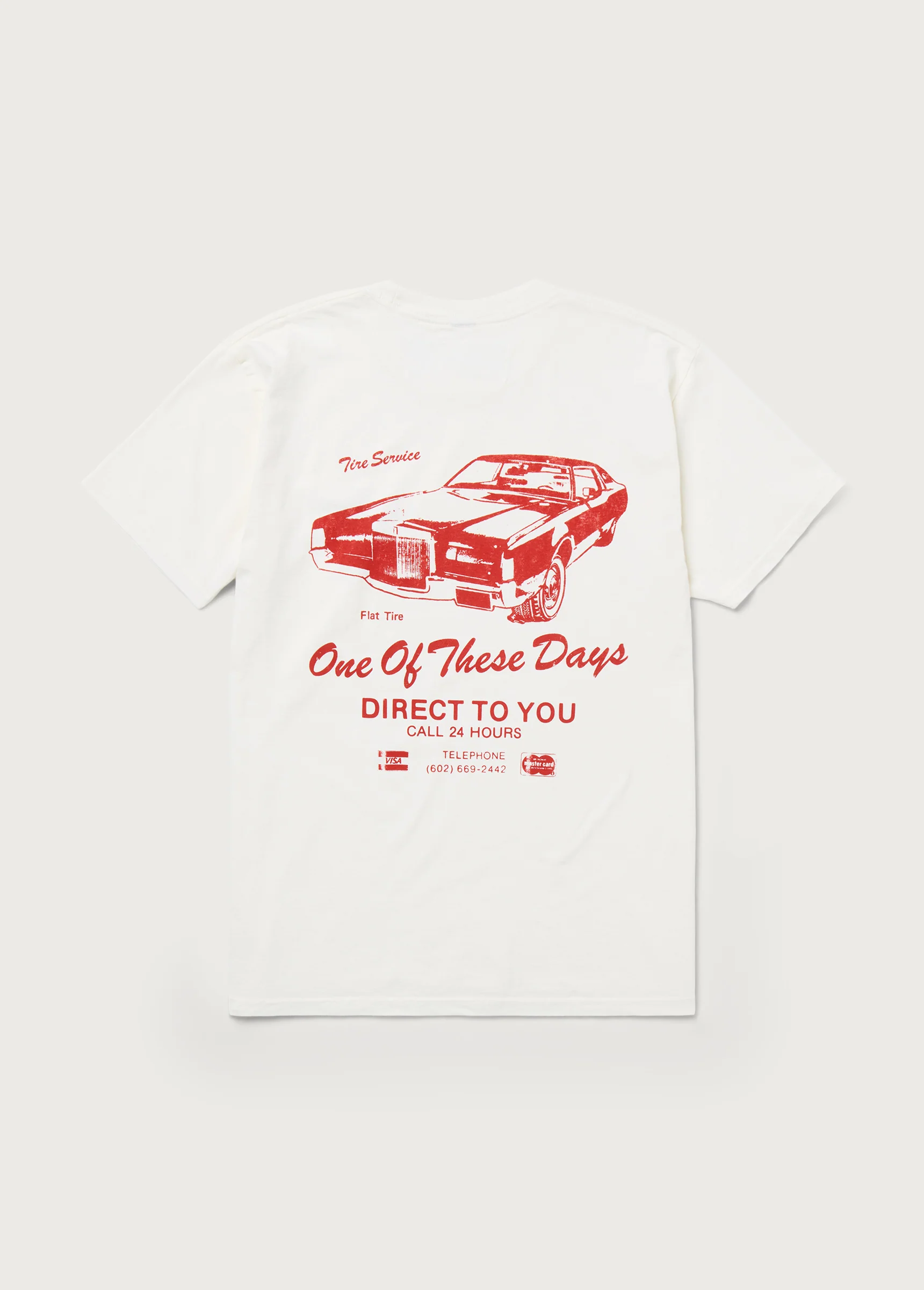 Tire Service T-Shirt | Bone - Image 2