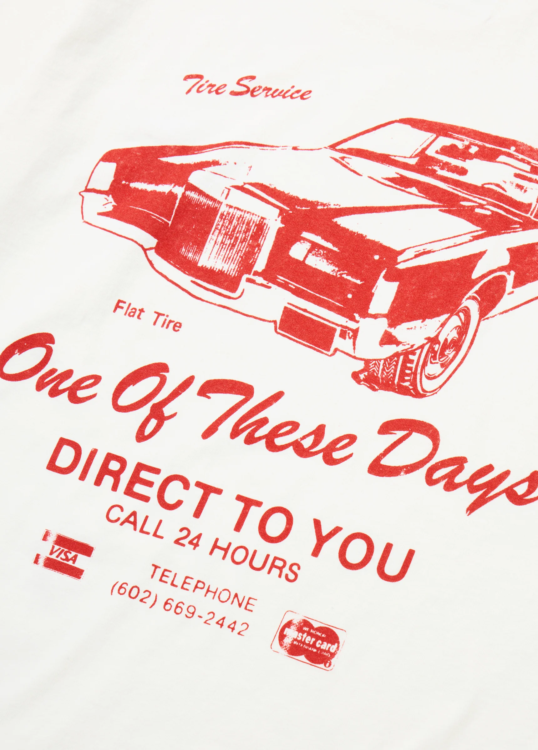 Tire Service T-Shirt | Bone - Image 4