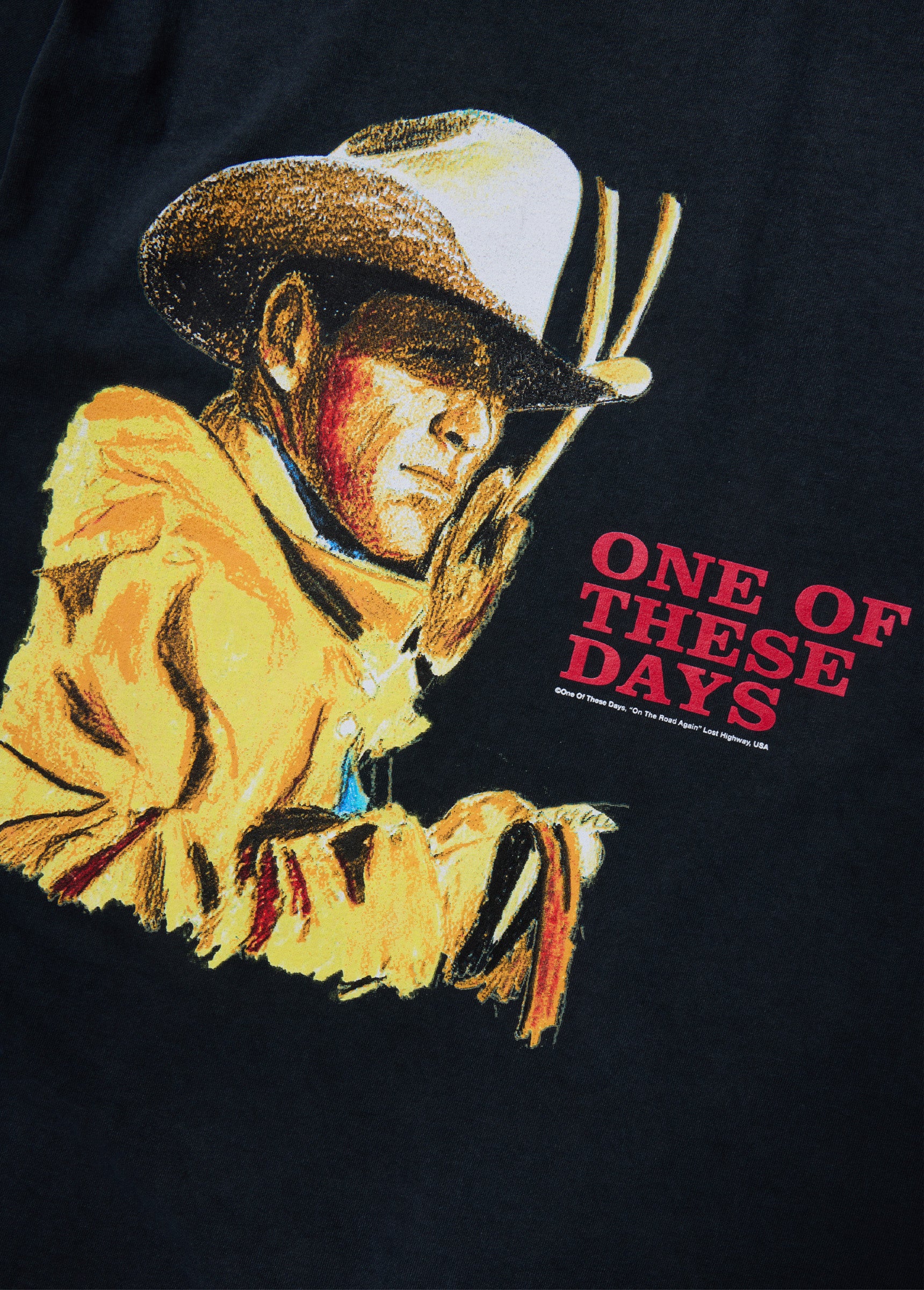 Tomorrow Never Knows T-Shirt | Sun Faded Black - Image 2