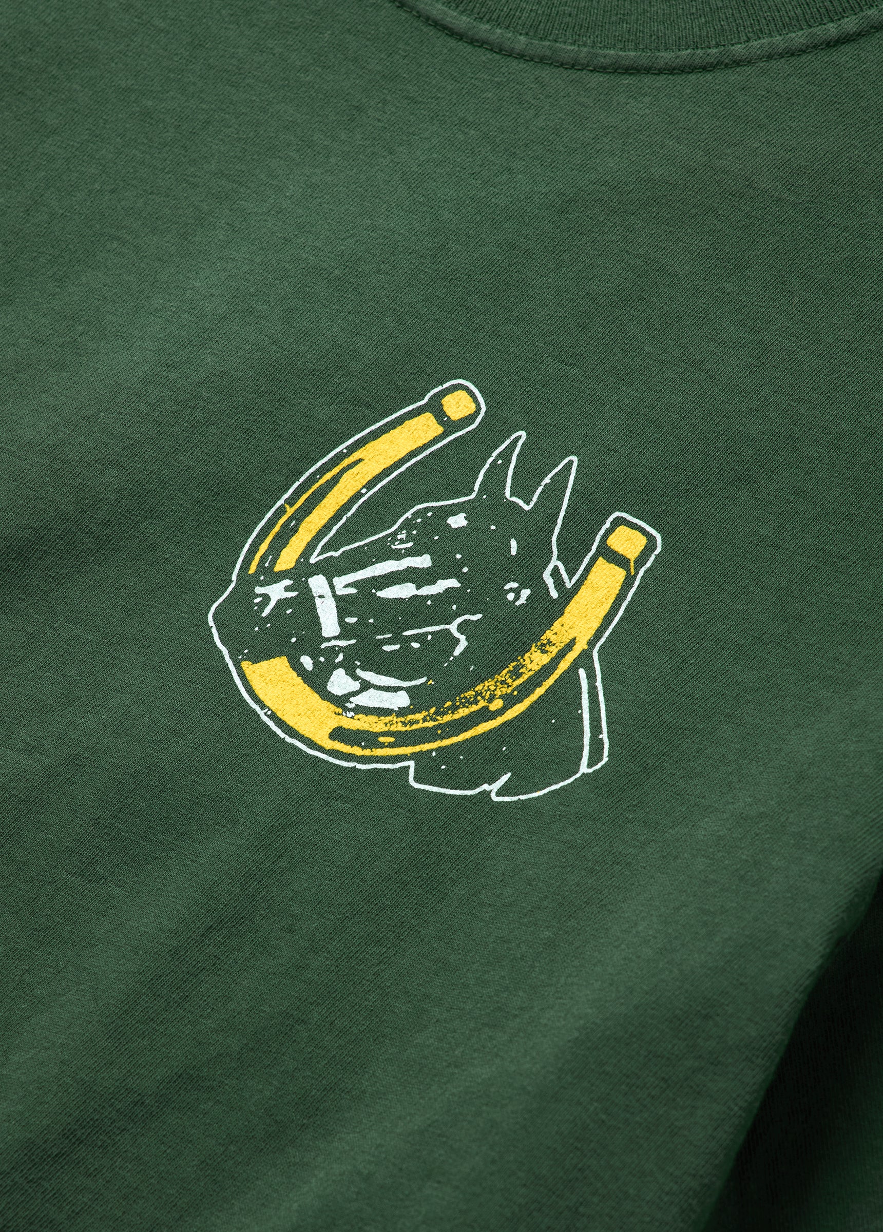 Valley Riders T-Shirt | Sun Faded Washed Forest Green - Image 3