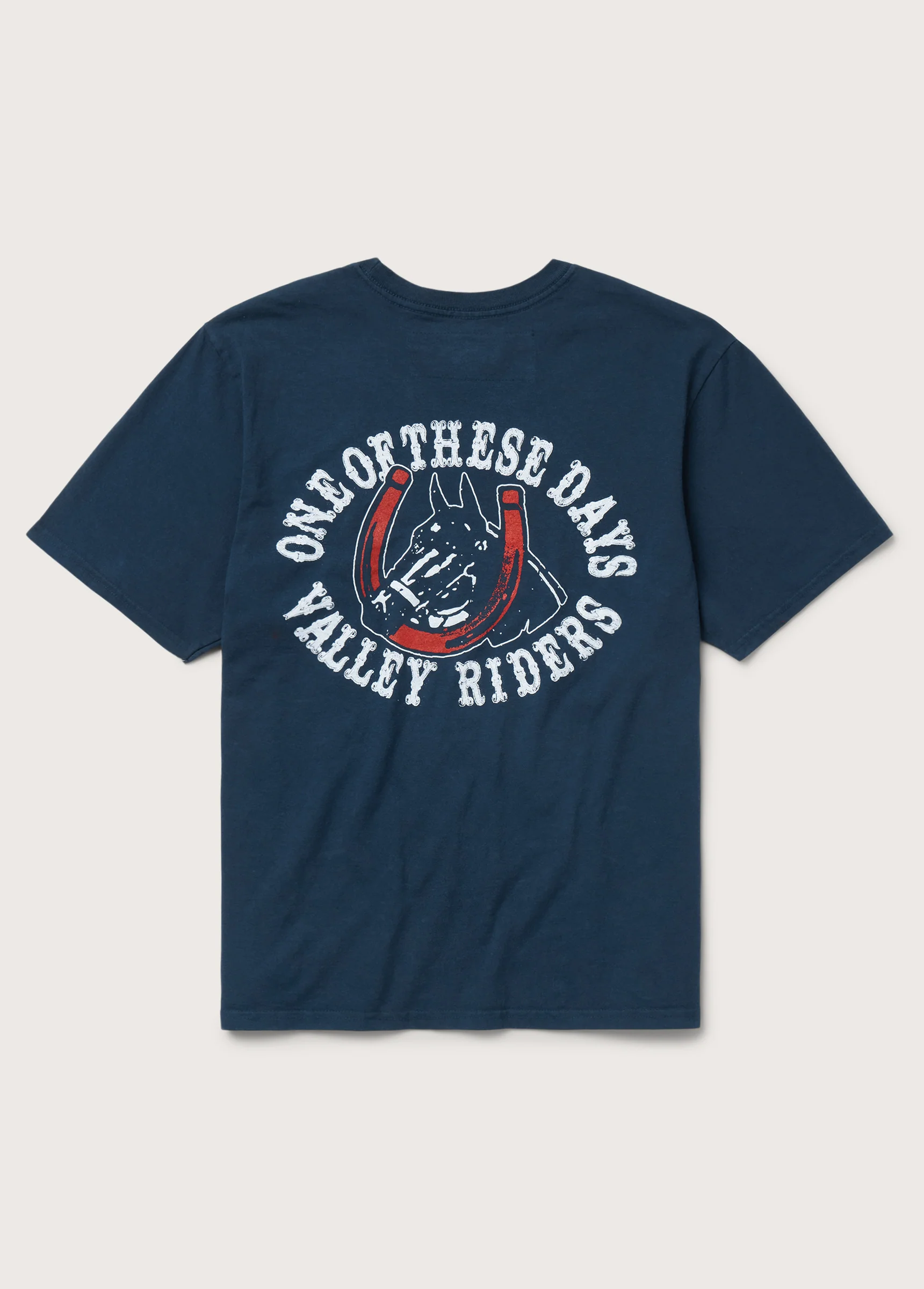 Valley Riders T-Shirt | Sun Faded Washed Navy - Image 2