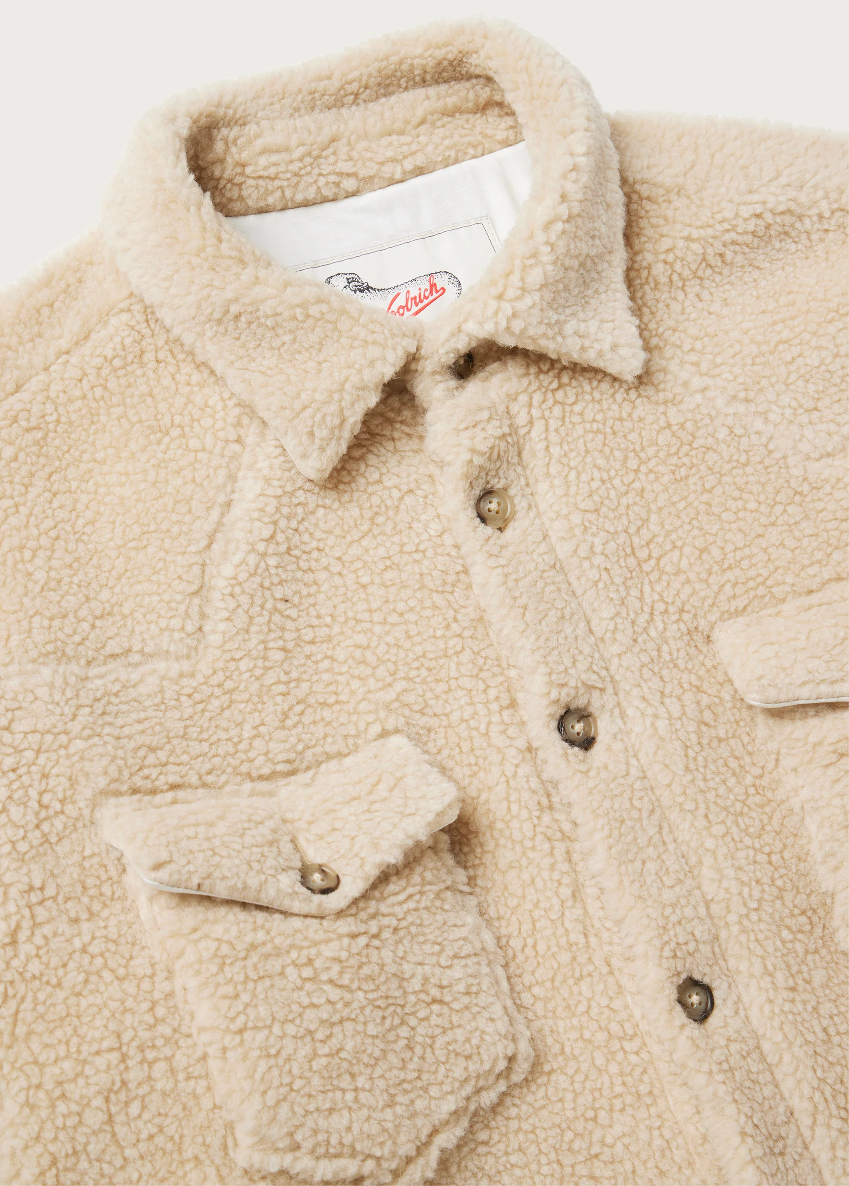 Western Sherpa Shirt | Cream - Image 5
