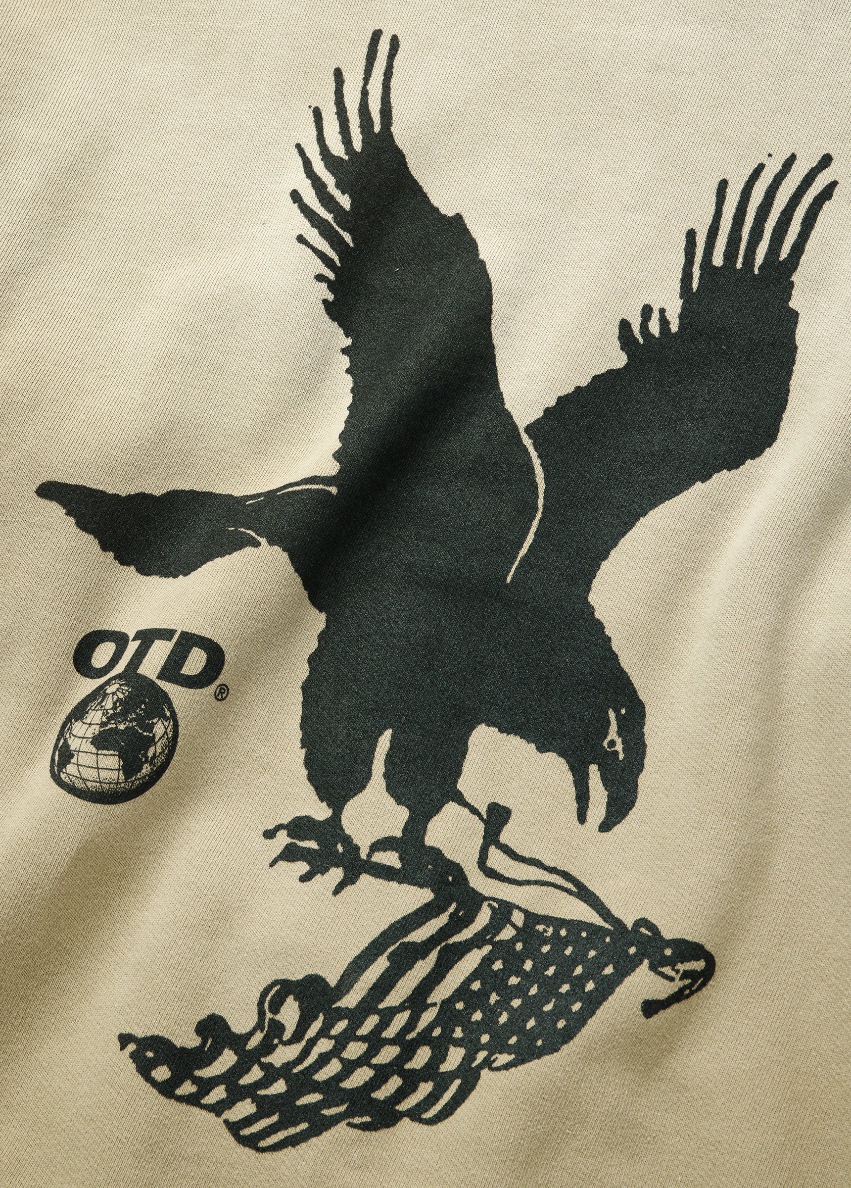 Where Eagles Dare Zip Hoodie | Sand - Image 4
