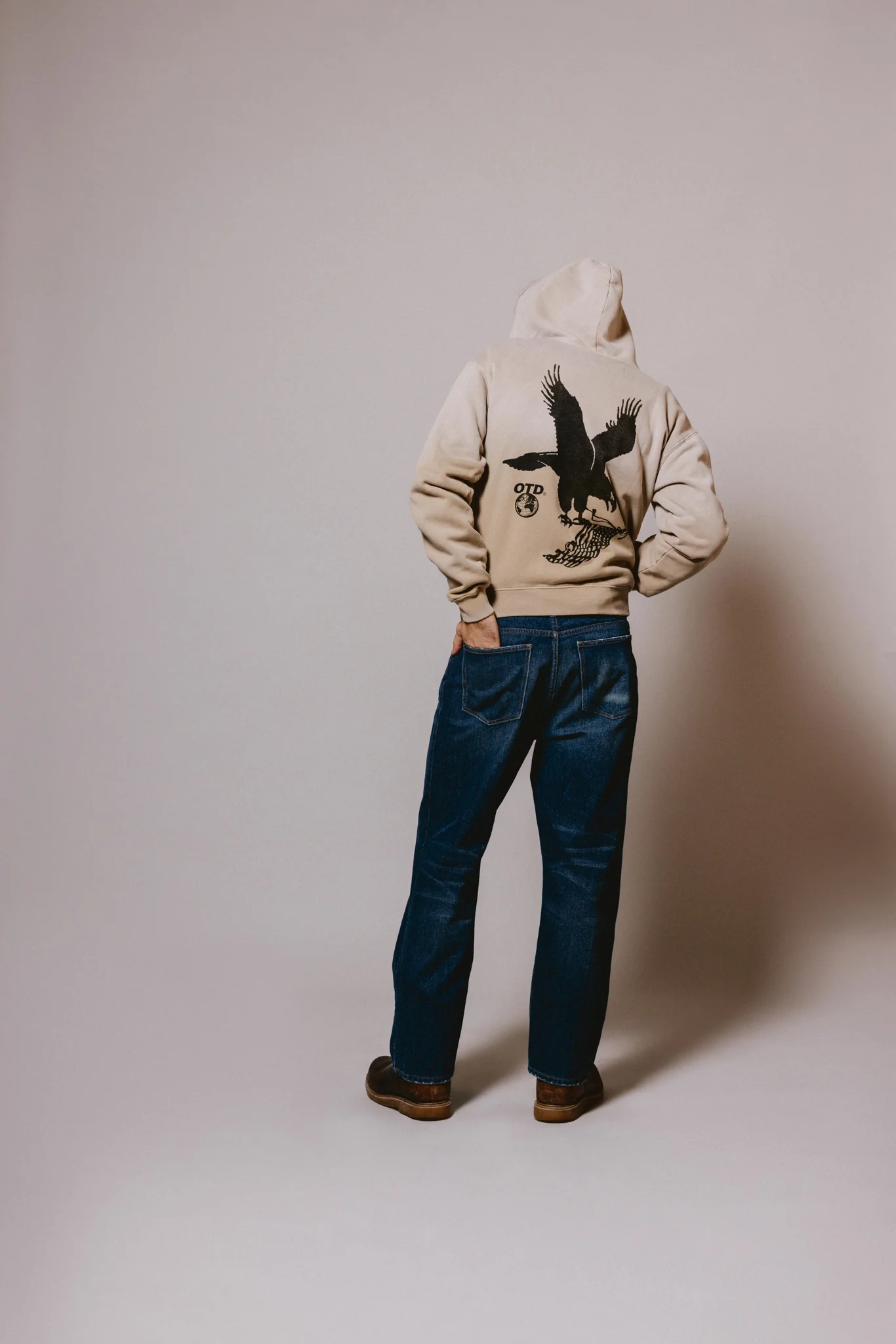Where Eagles Dare Zip Hoodie | Sand - Image 8