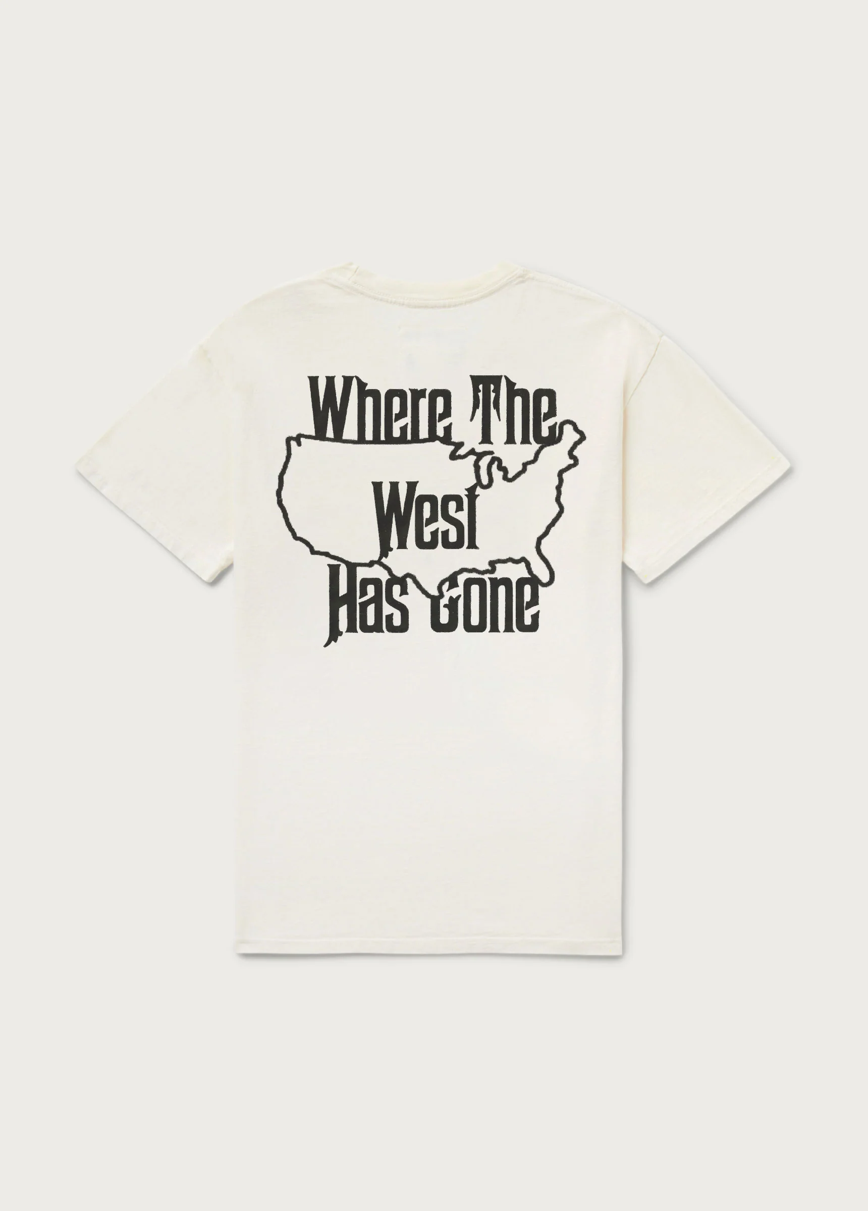 Where The West Has Gone Tee | Bone - Image 2
