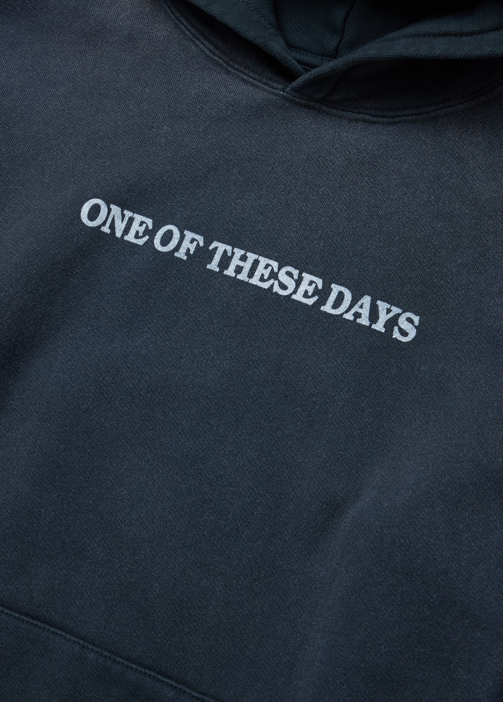 Xerox Running Horse Hoodie | Sun Faded Washed Black - Image 3