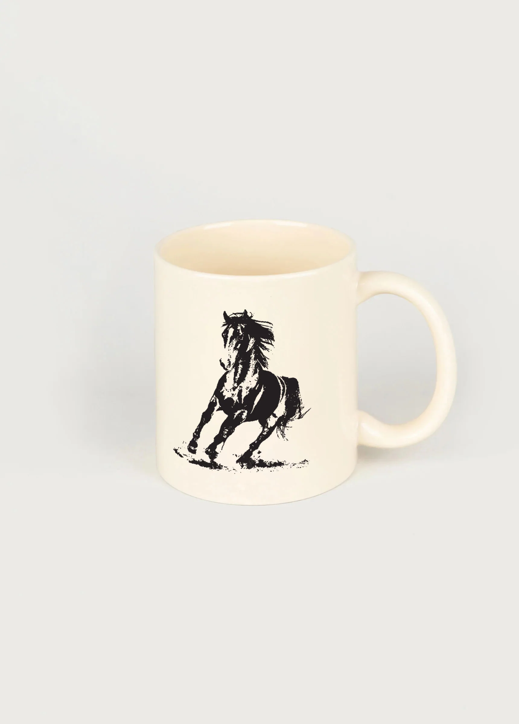 Xerox Running Horse Mug | Bone