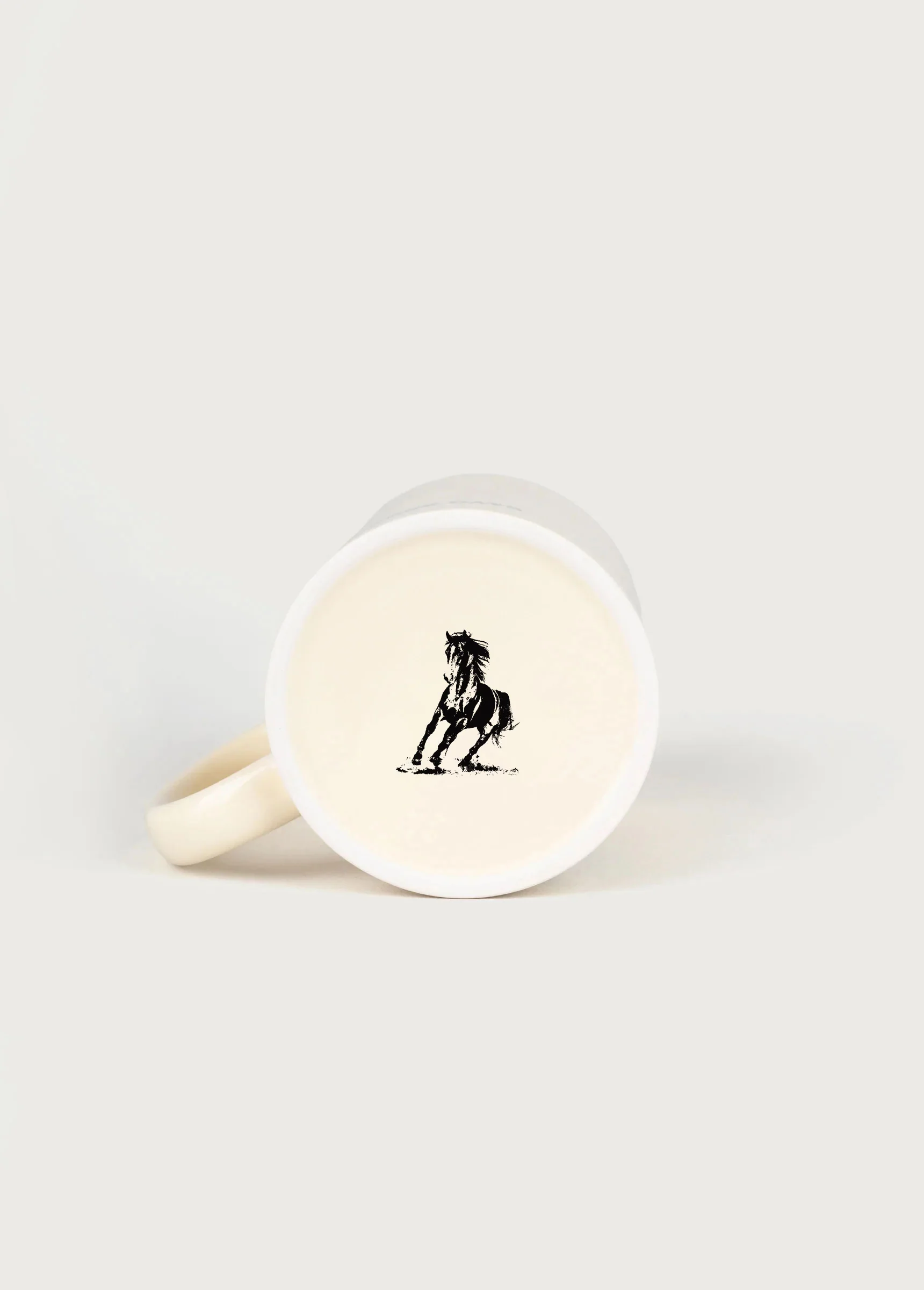 Xerox Running Horse Mug | Bone - Image 3
