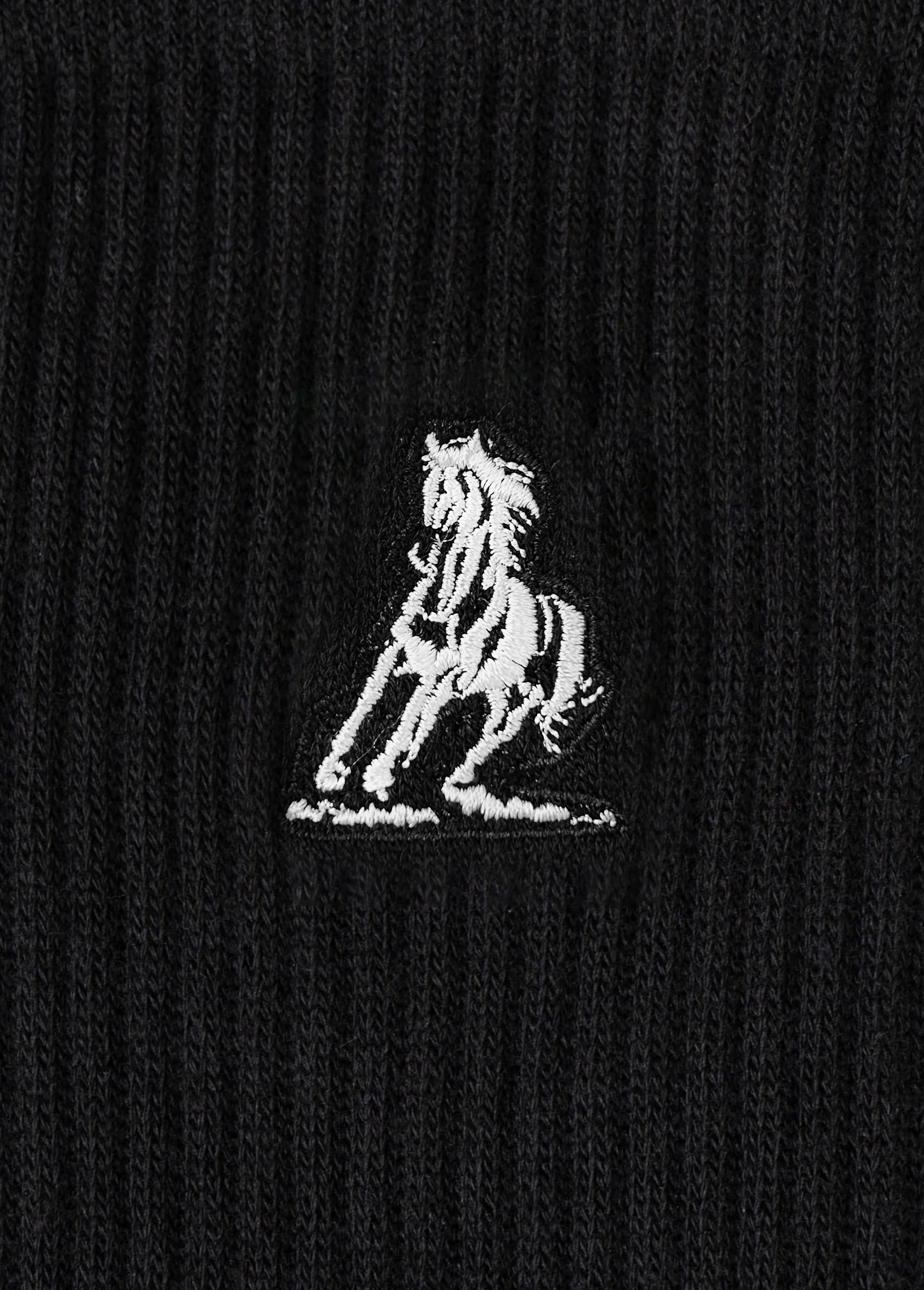 Xerox Running Horse Sock | Black - Image 3