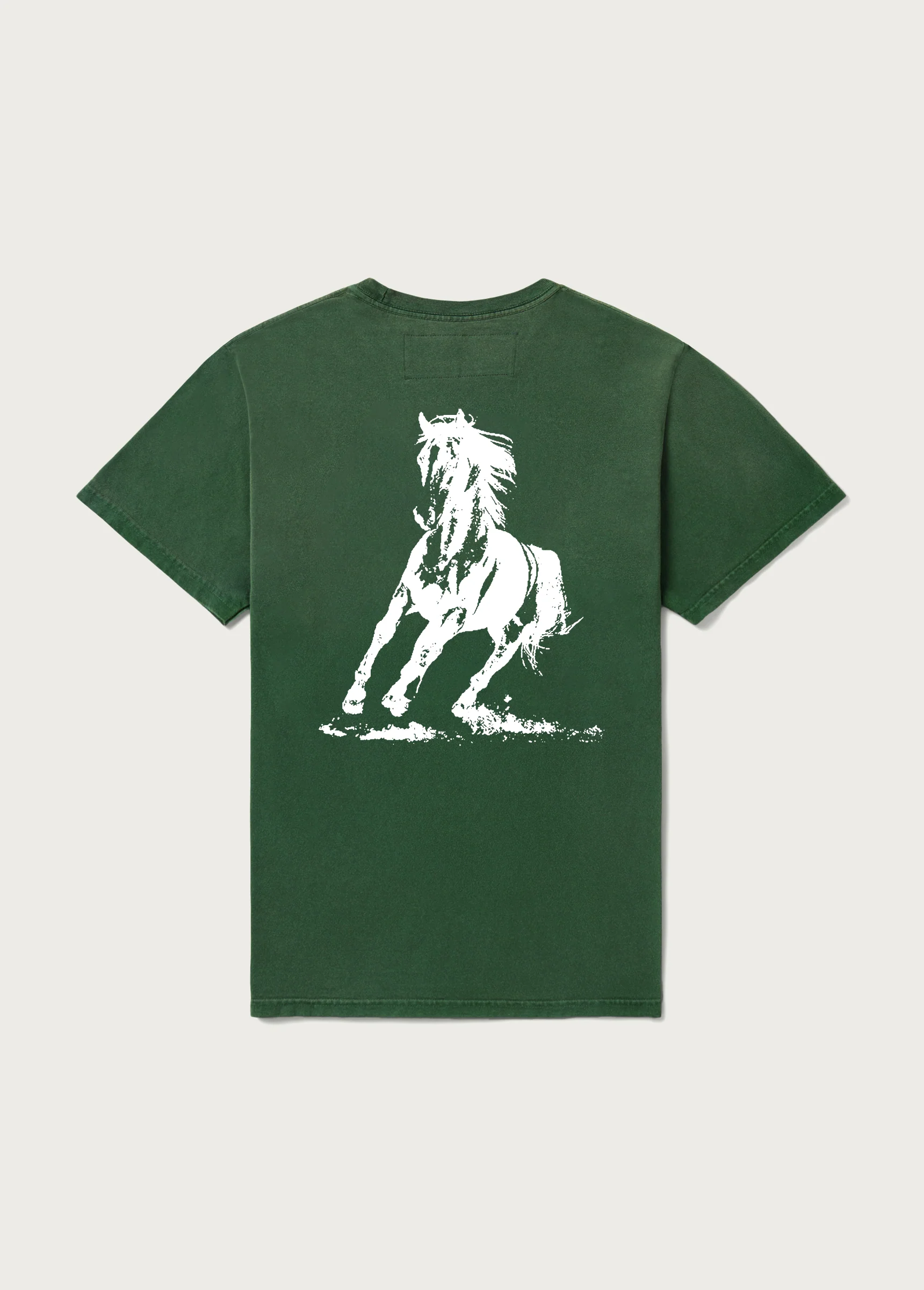 Xerox Running Horse Tee | Forest Green - Image 2
