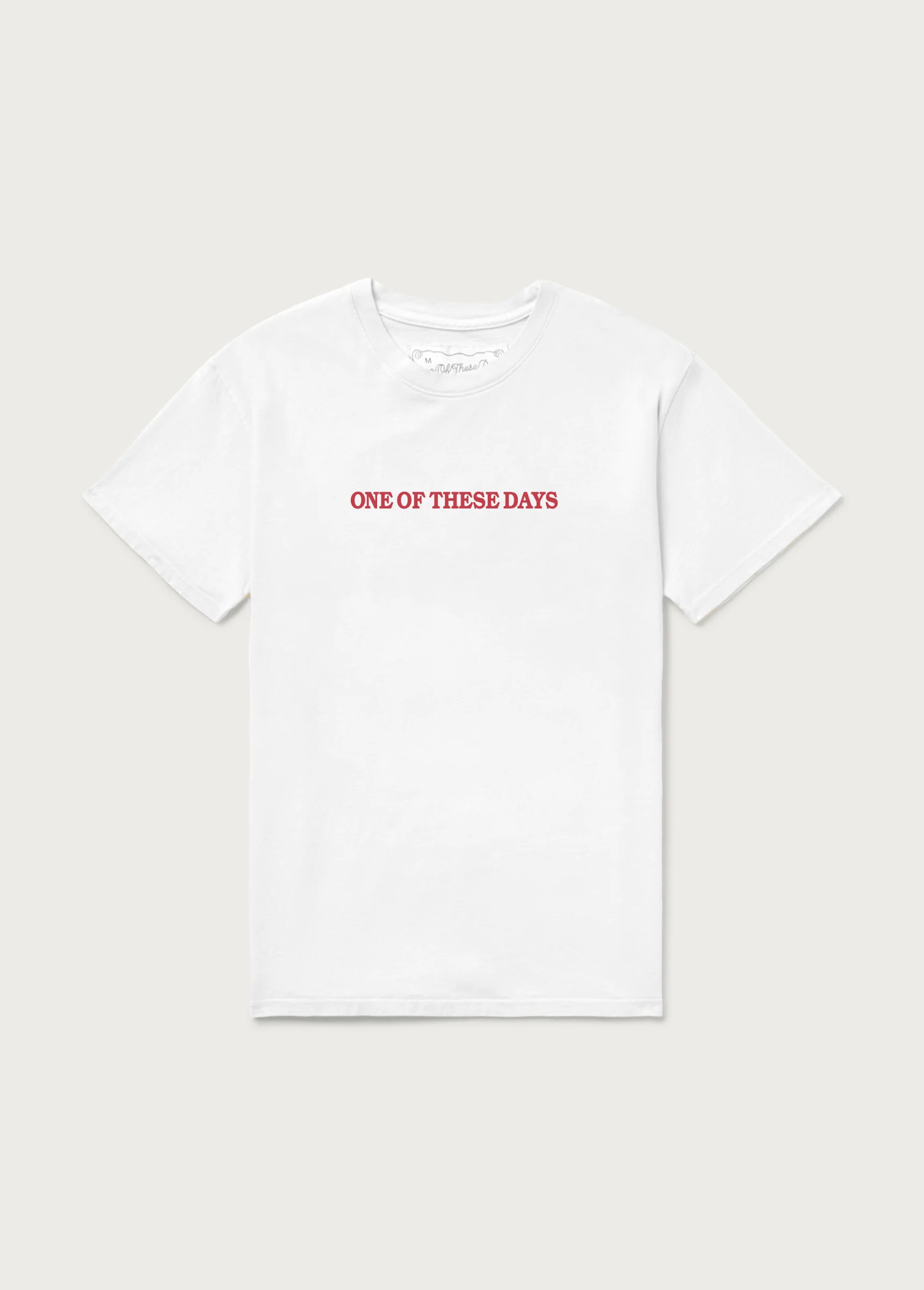 Xerox Running Horse Tee | White/Burgundy